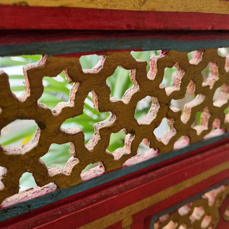 Mashrabiya carved screen - 4 panels
