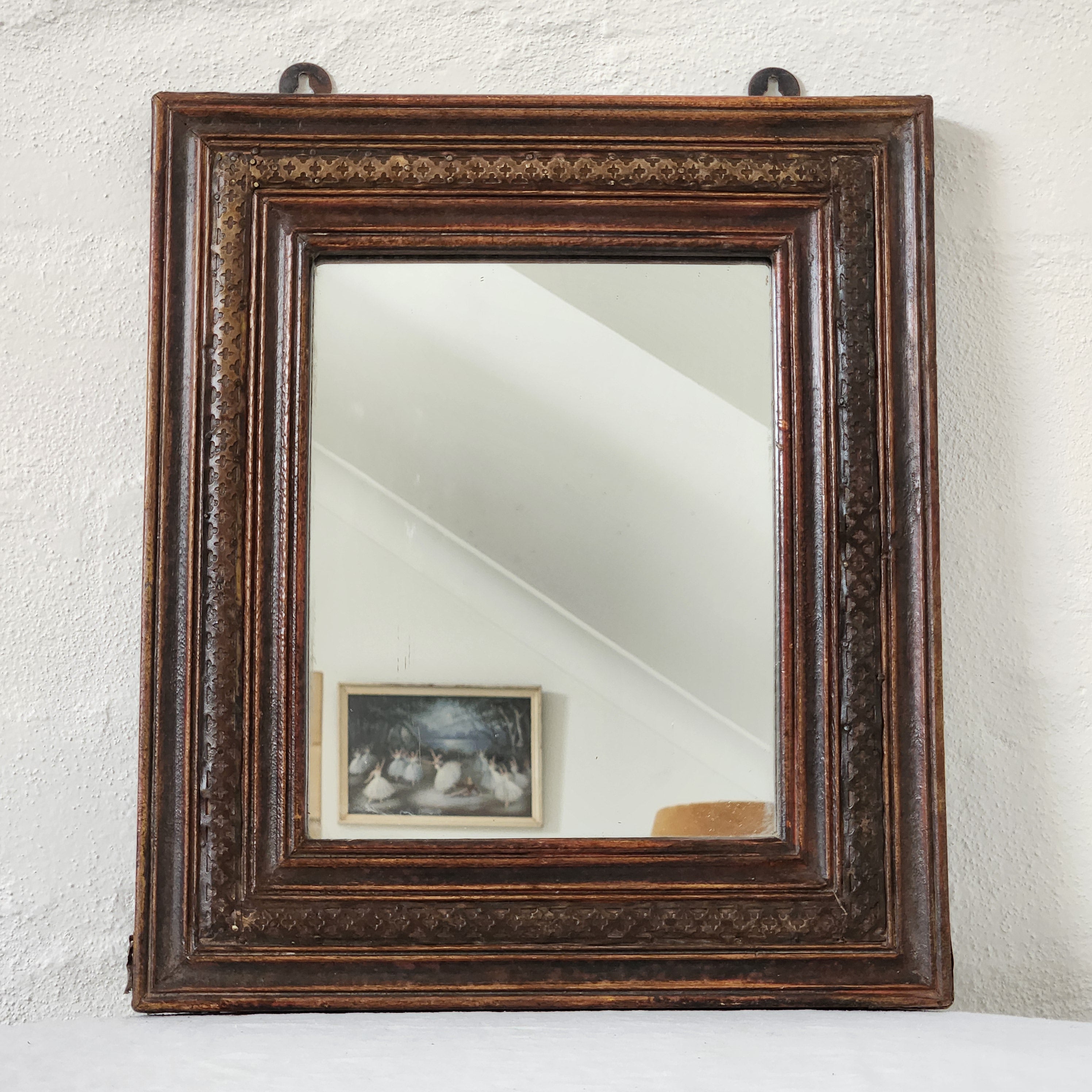 Indian Wooden Mirror