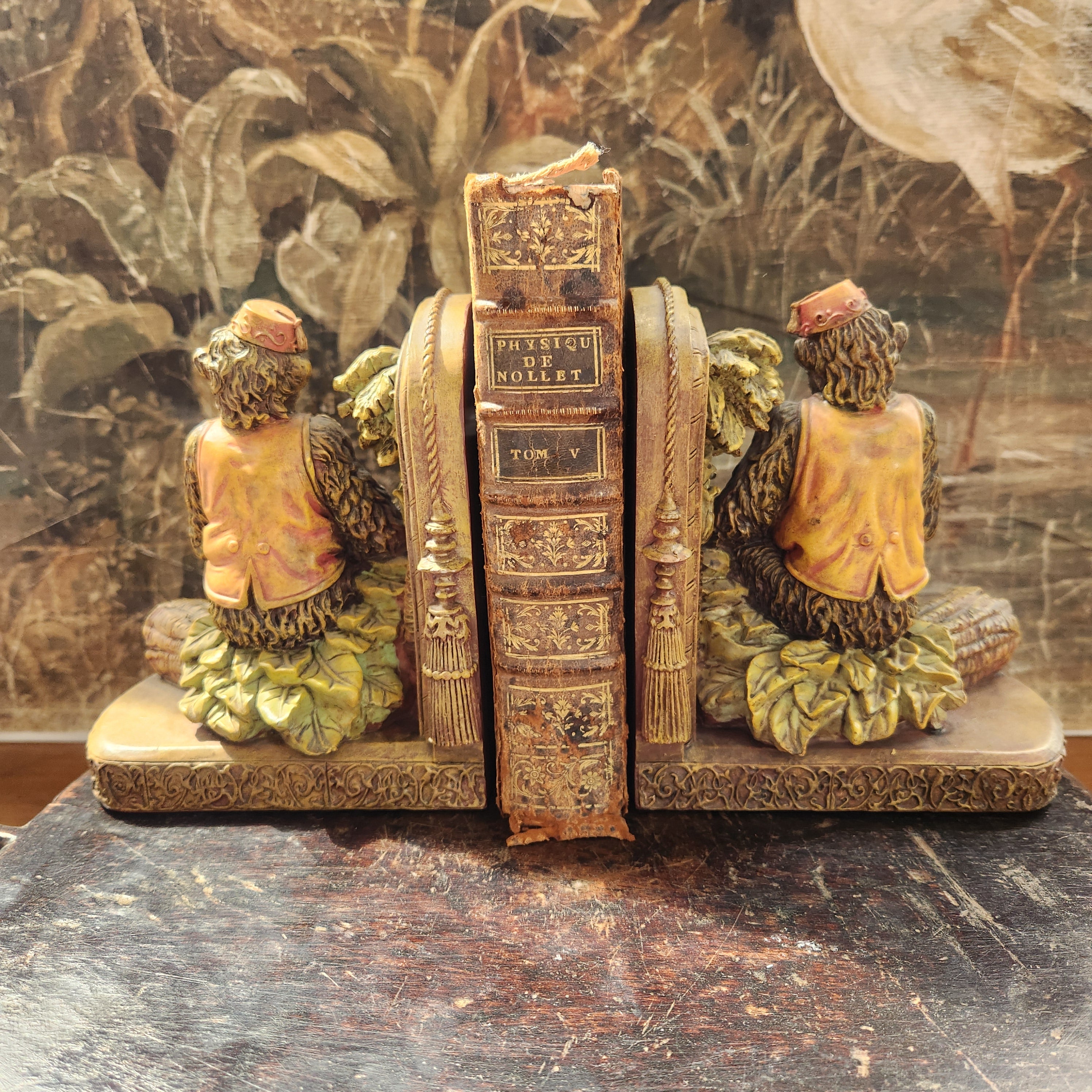Pair of Vintage Monkey Bookends