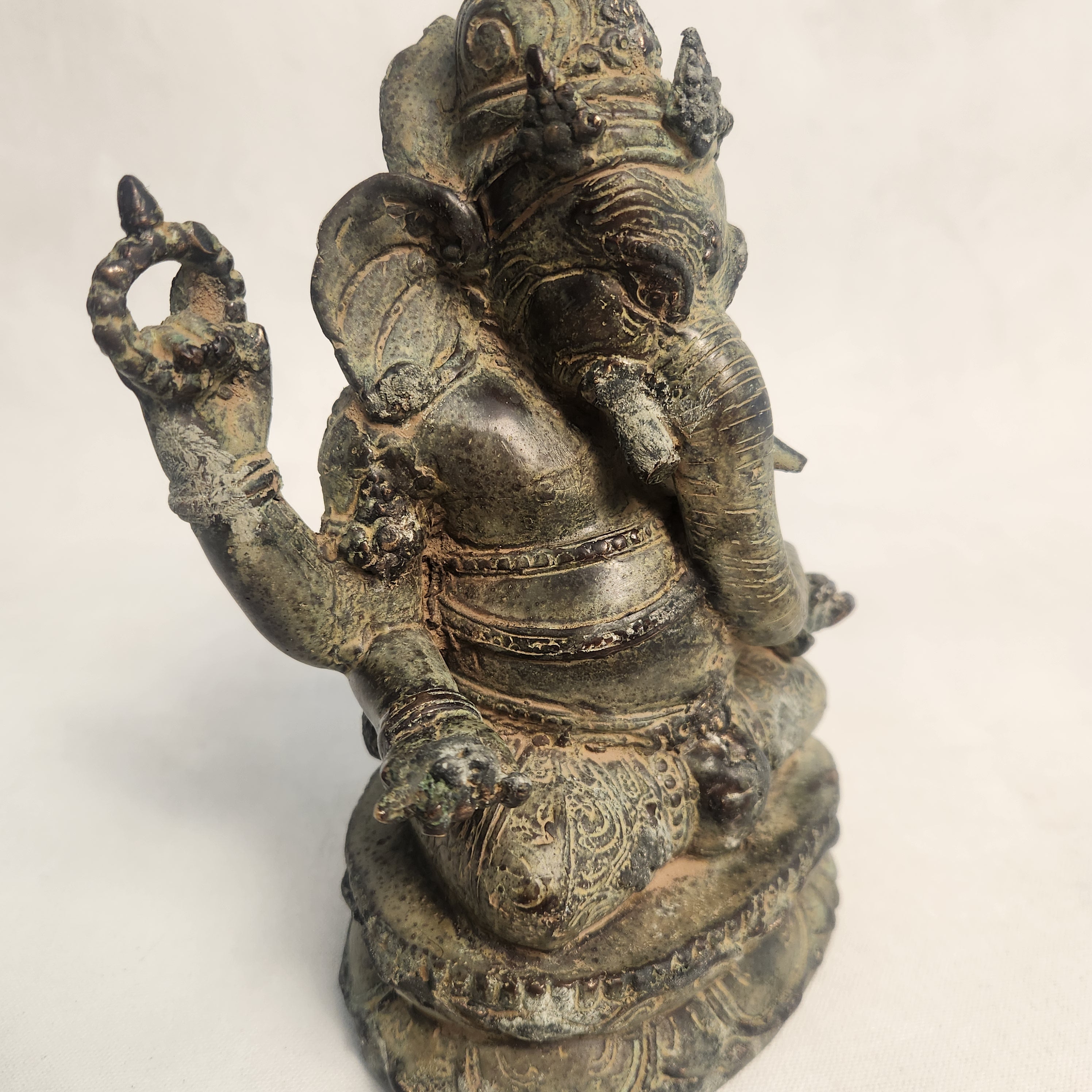 Bronzed Ganesha Figure