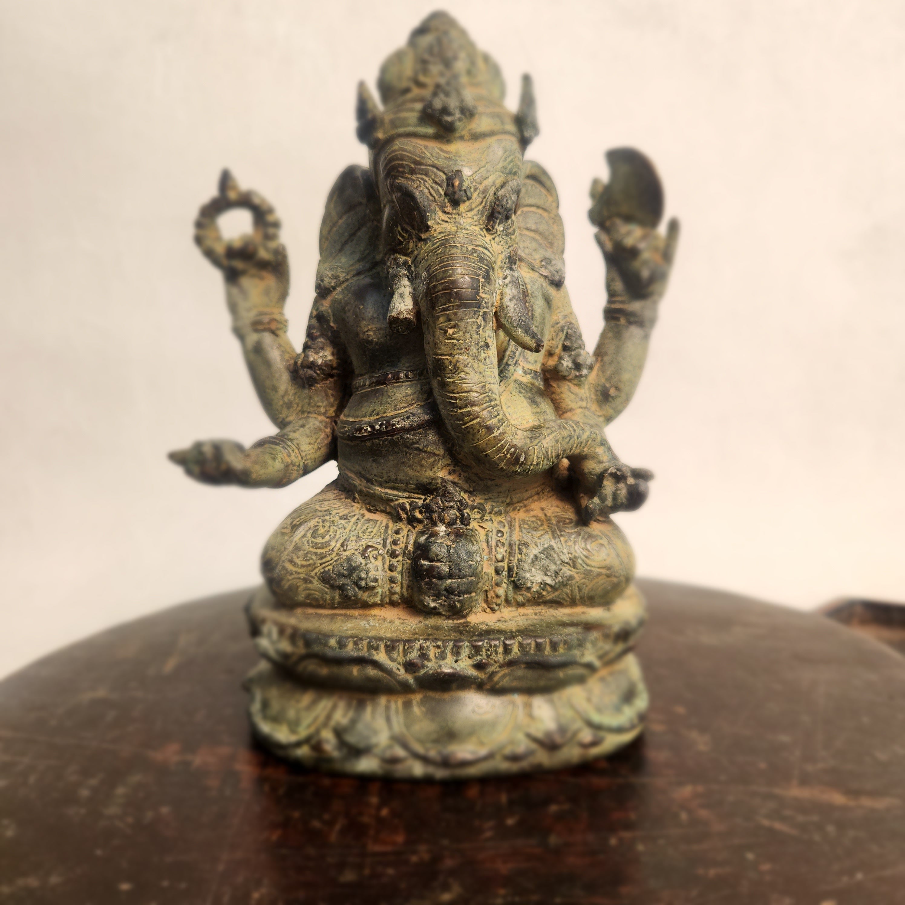Bronzed Ganesha Figure