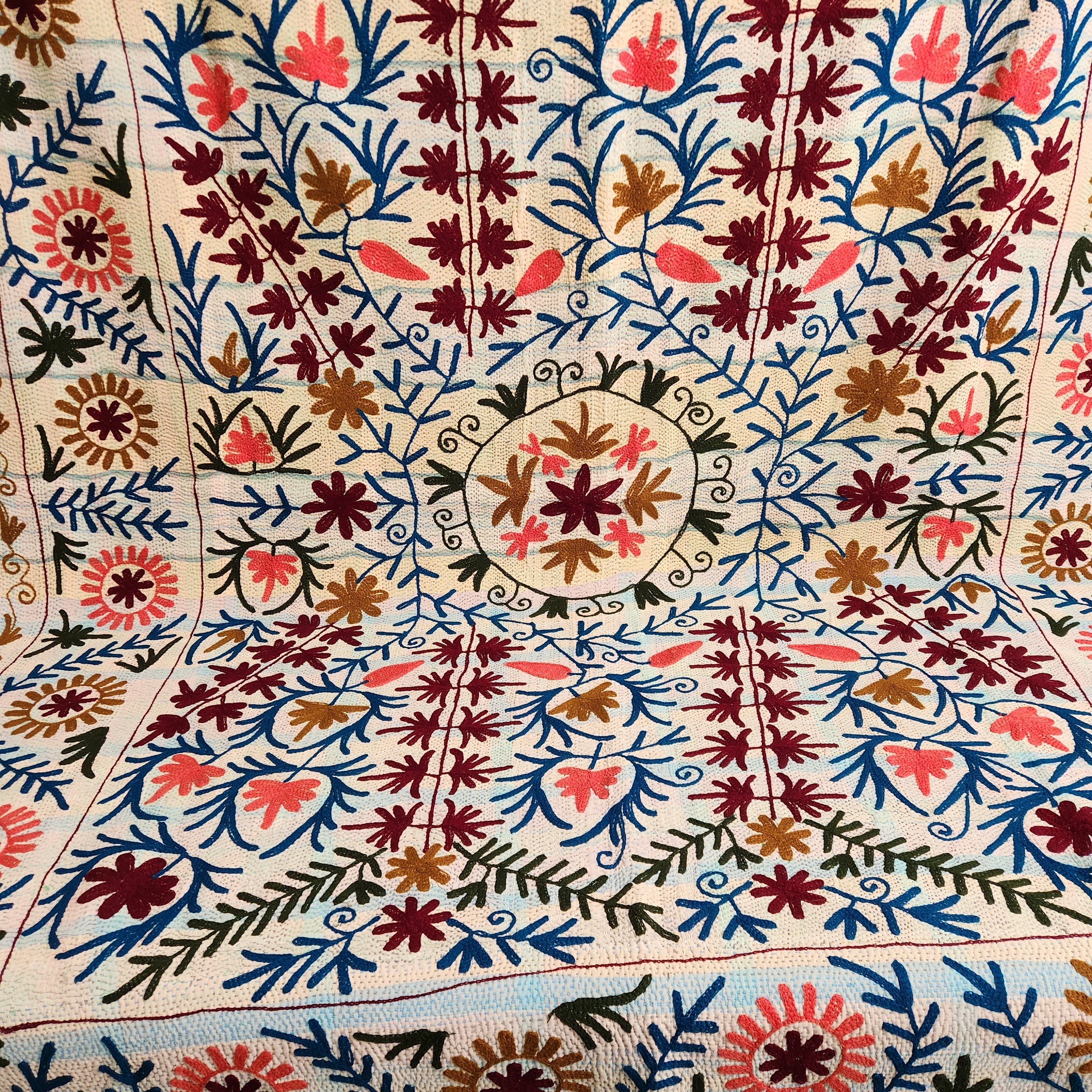 Vintage Suzani Kantha Throw - Multi colours (heavier)