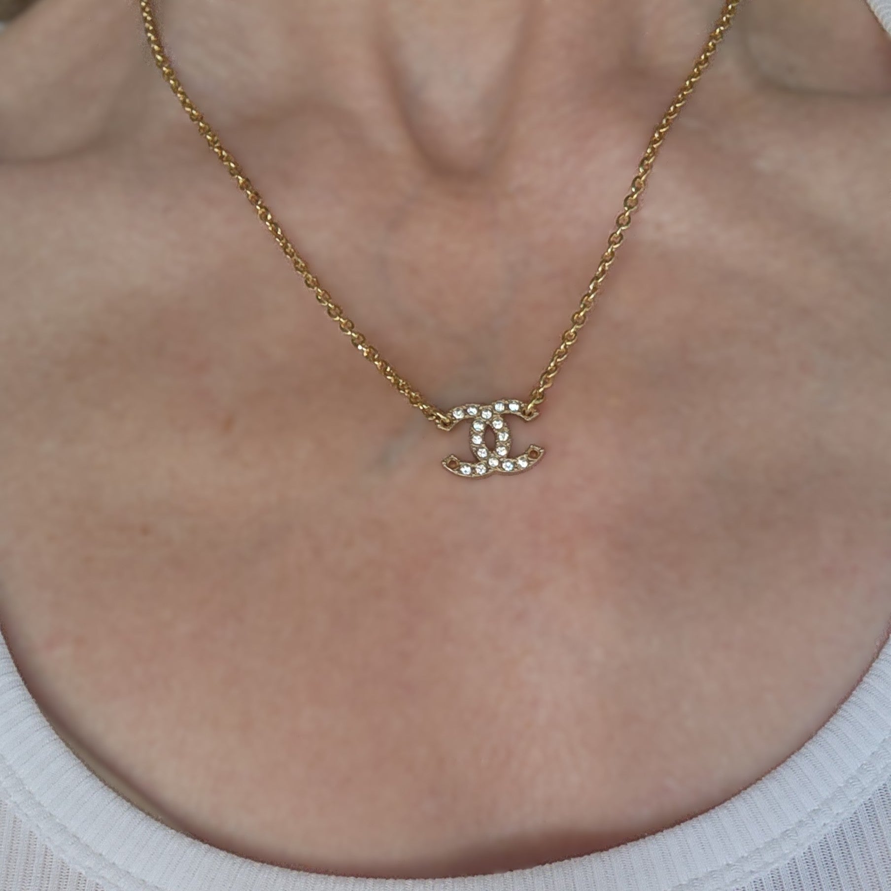 Diamante CC Fine Chain Necklace