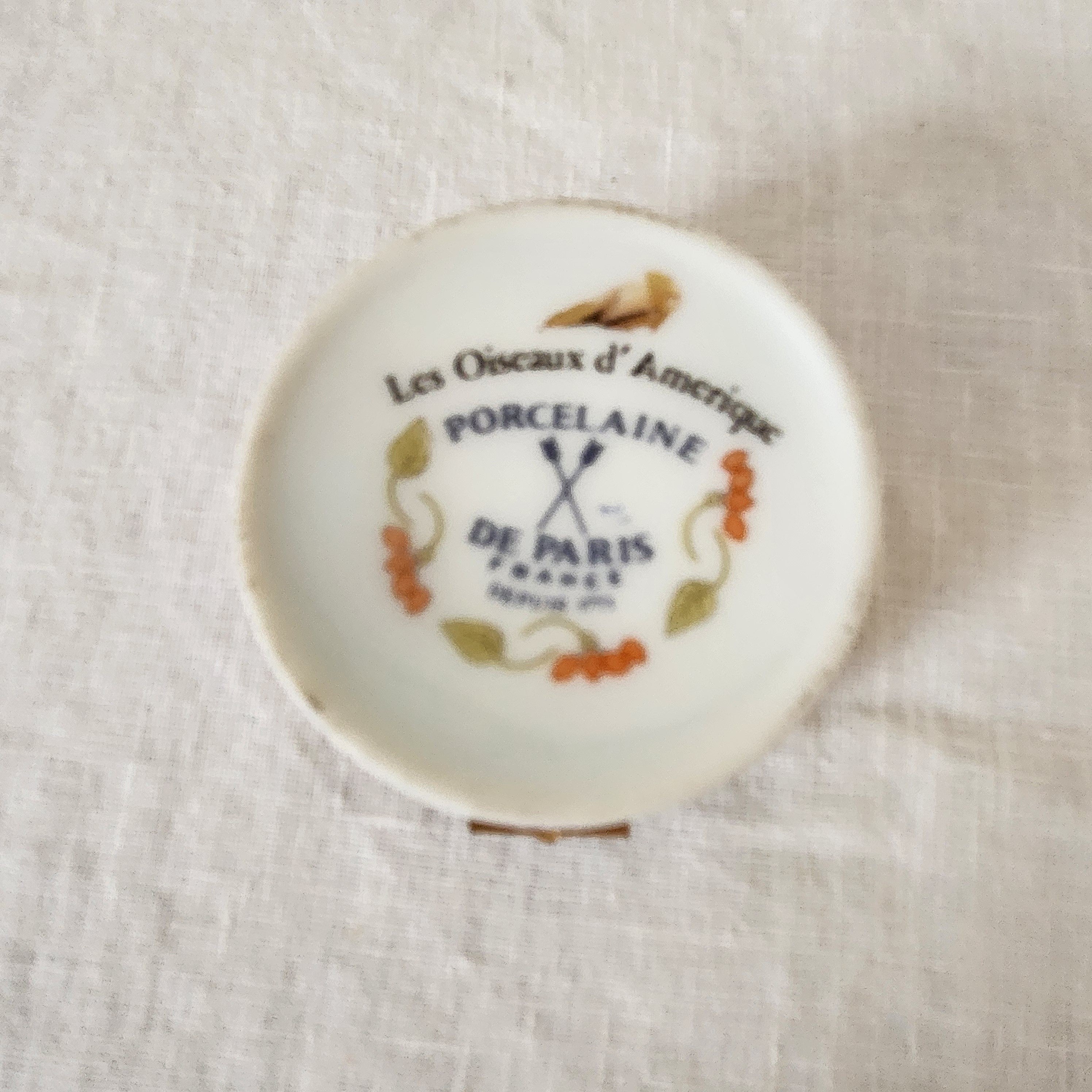 Vintage Porcelaine Des Paris Hinged Ring Box
