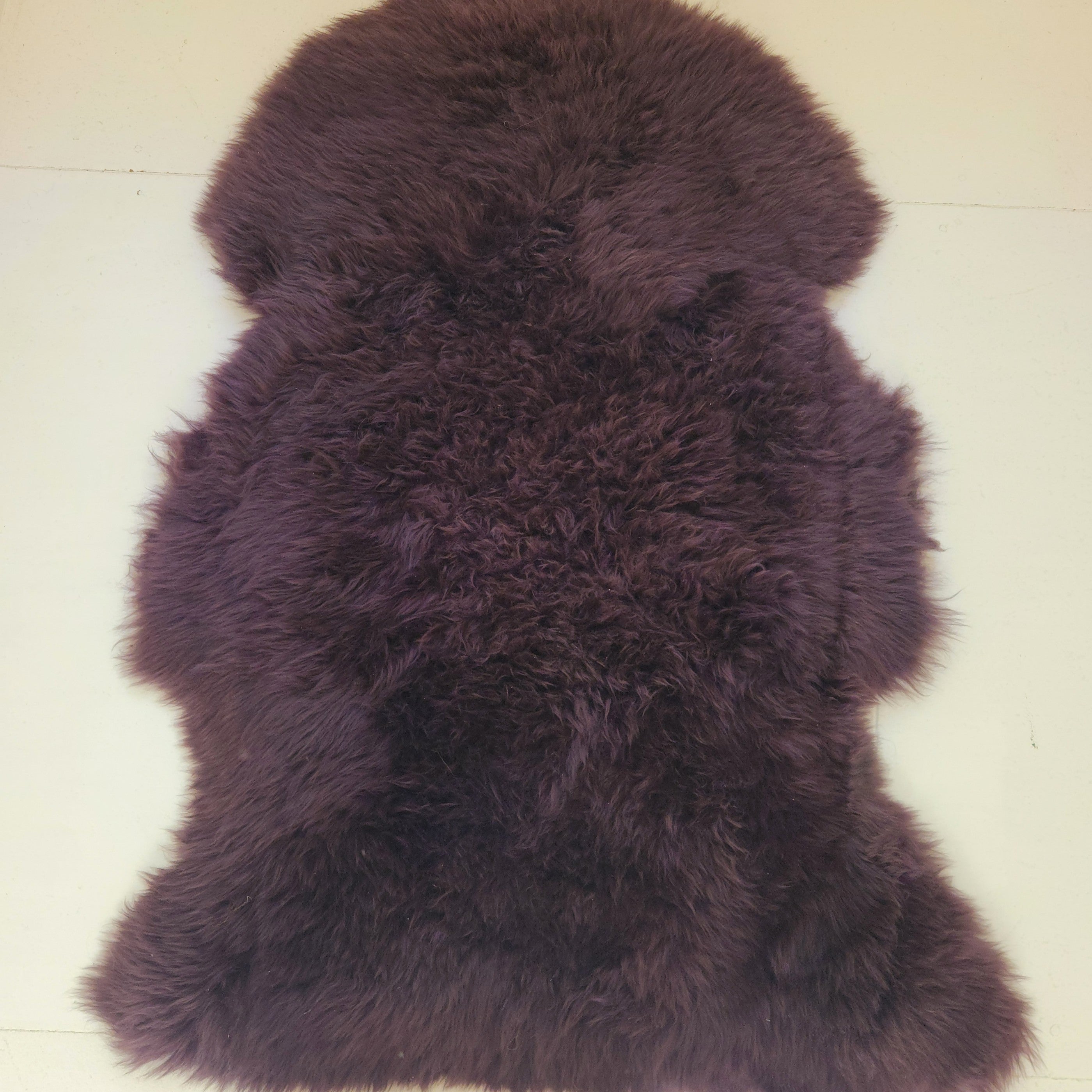 Aubergine Merino Sheepskin
