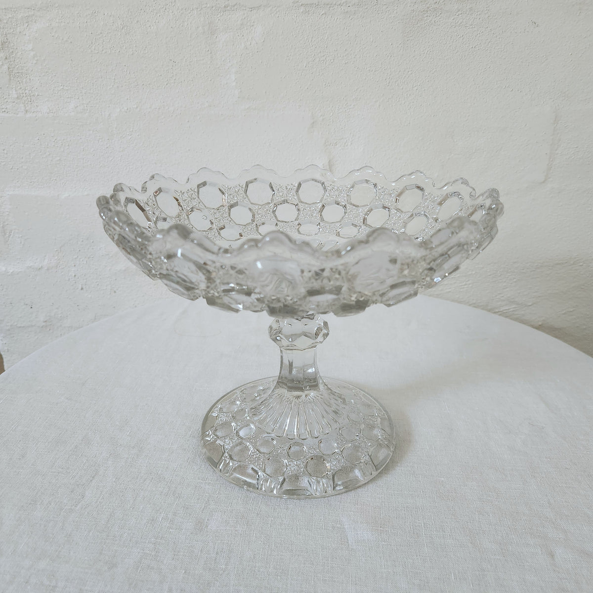 Antique George Davidson 9" comport