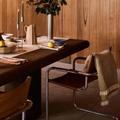 Cashmere Throw - Copenhagen Wasabi