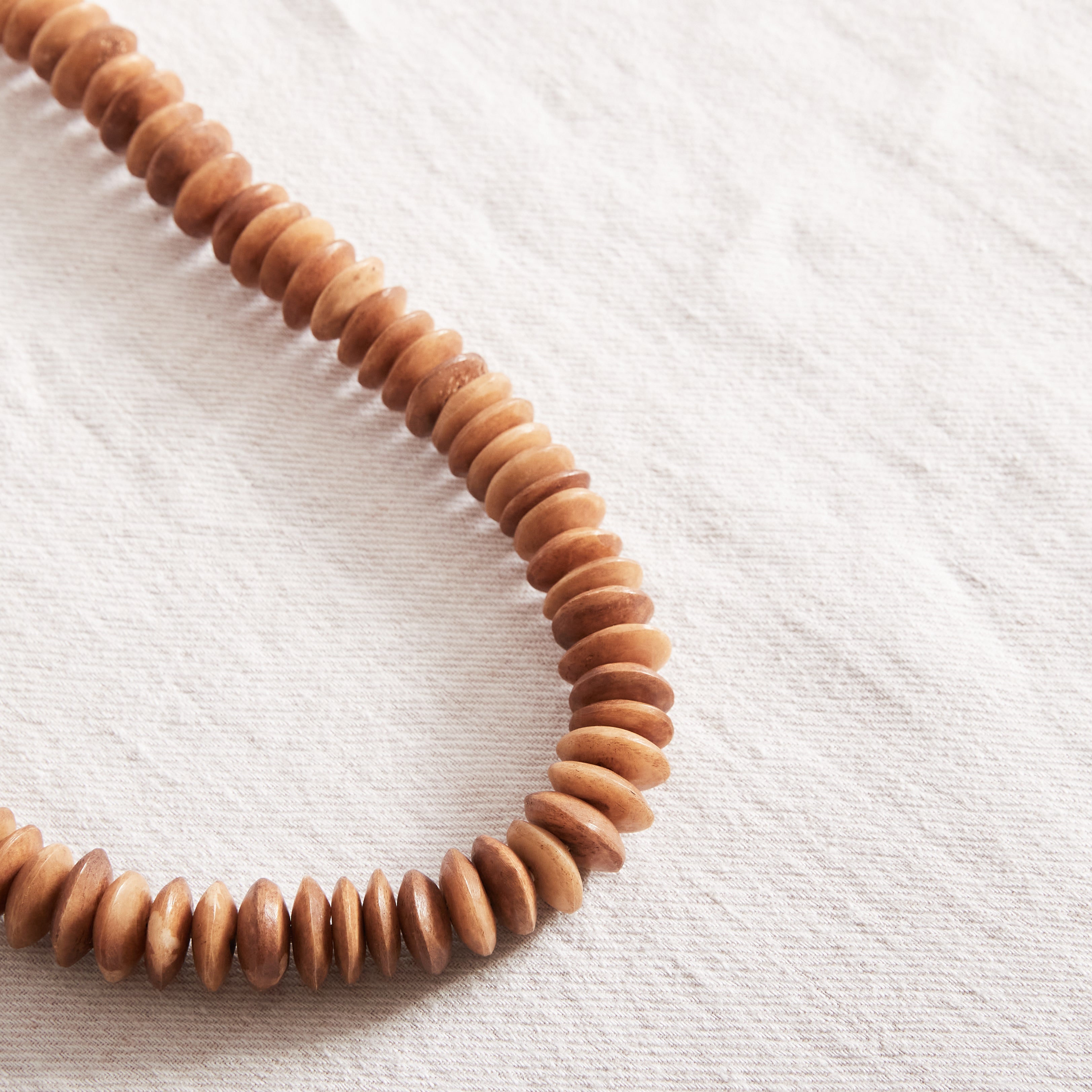 Kenyan Bead Garland - Camel