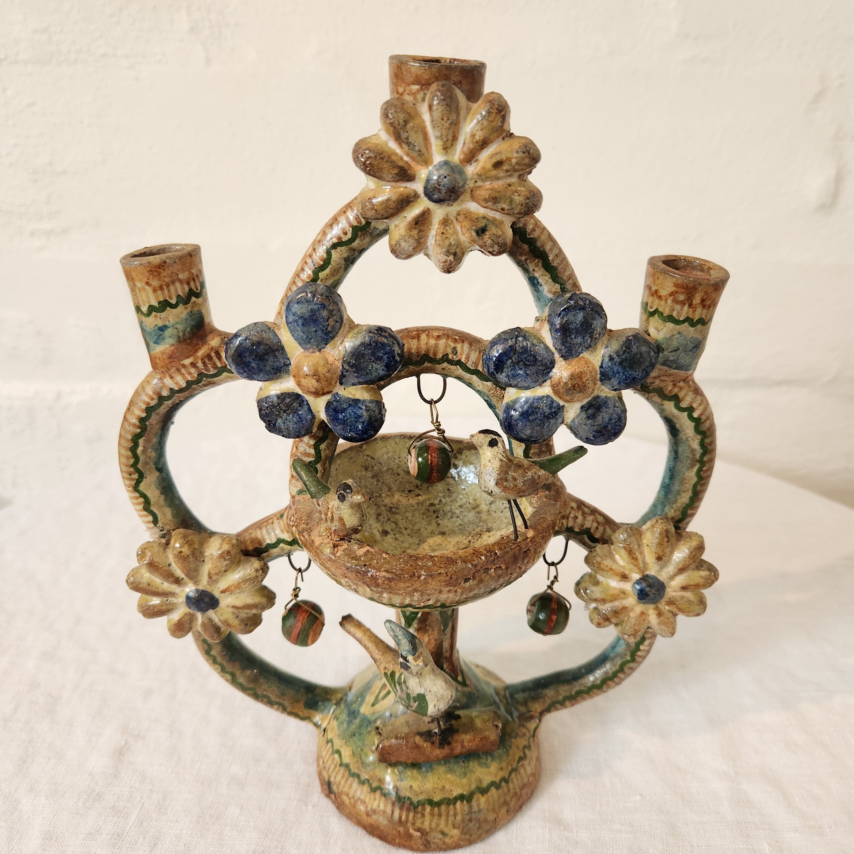 Antique Tree of Life Candelabra