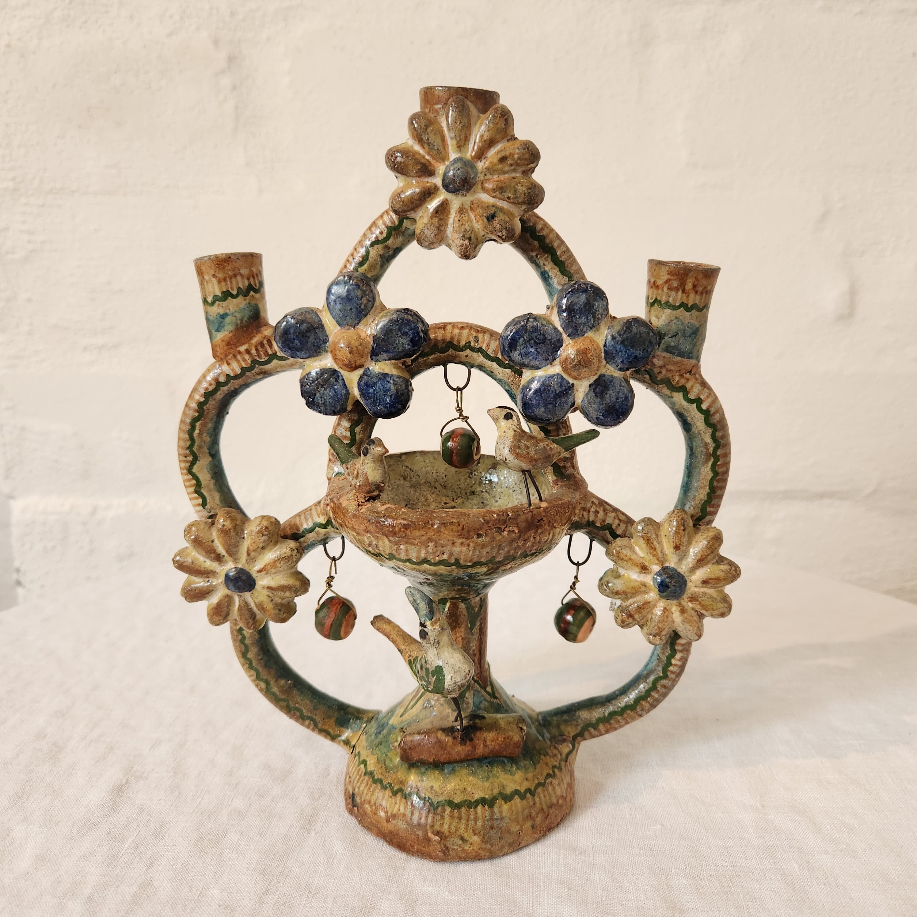 Antique Tree of Life Candelabra