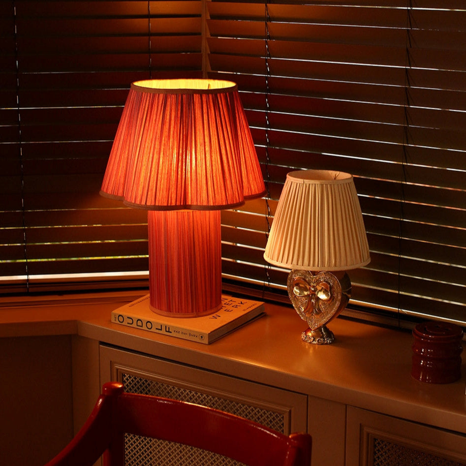 Myra Large Silk Lamp - Bronze