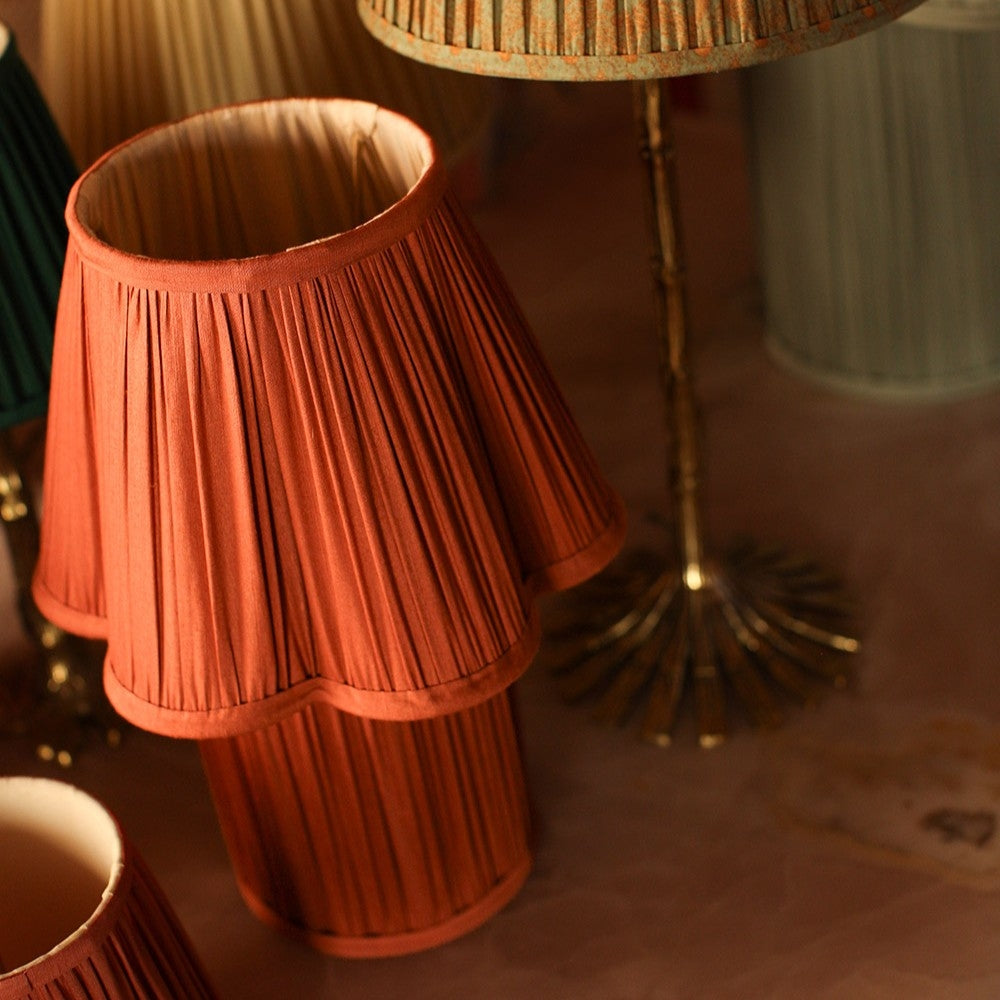Myra Small Silk Lamp - Bronze