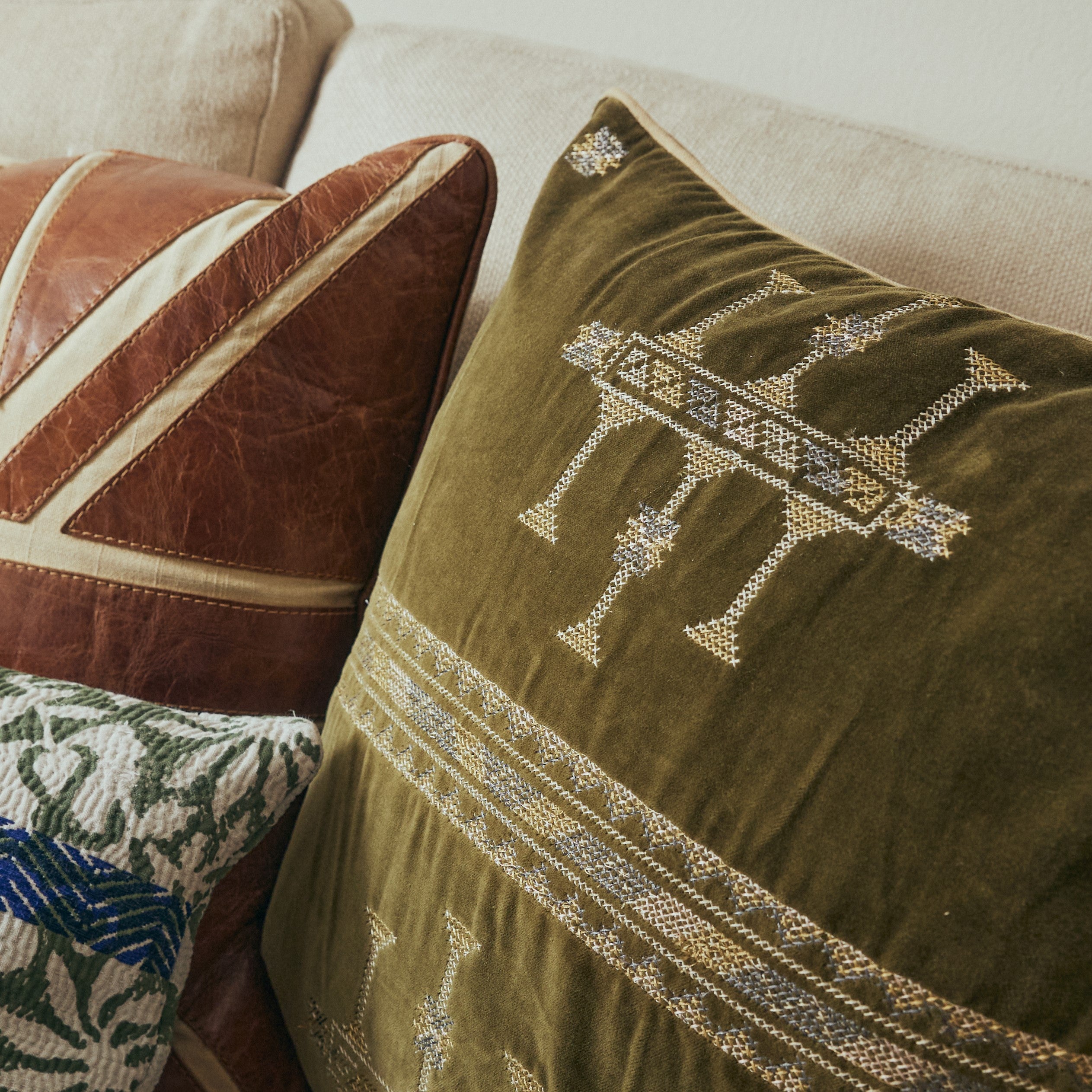 Green Mango Kanika Cushion