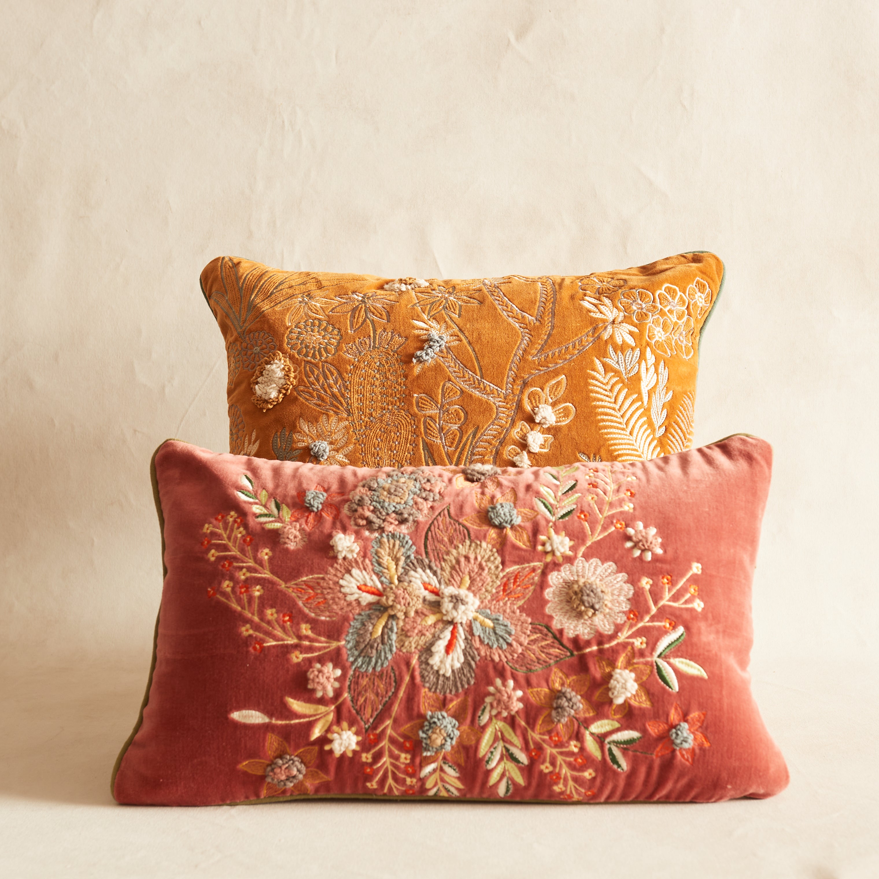 Kanika Gold Sunlight Cushion, feather infill