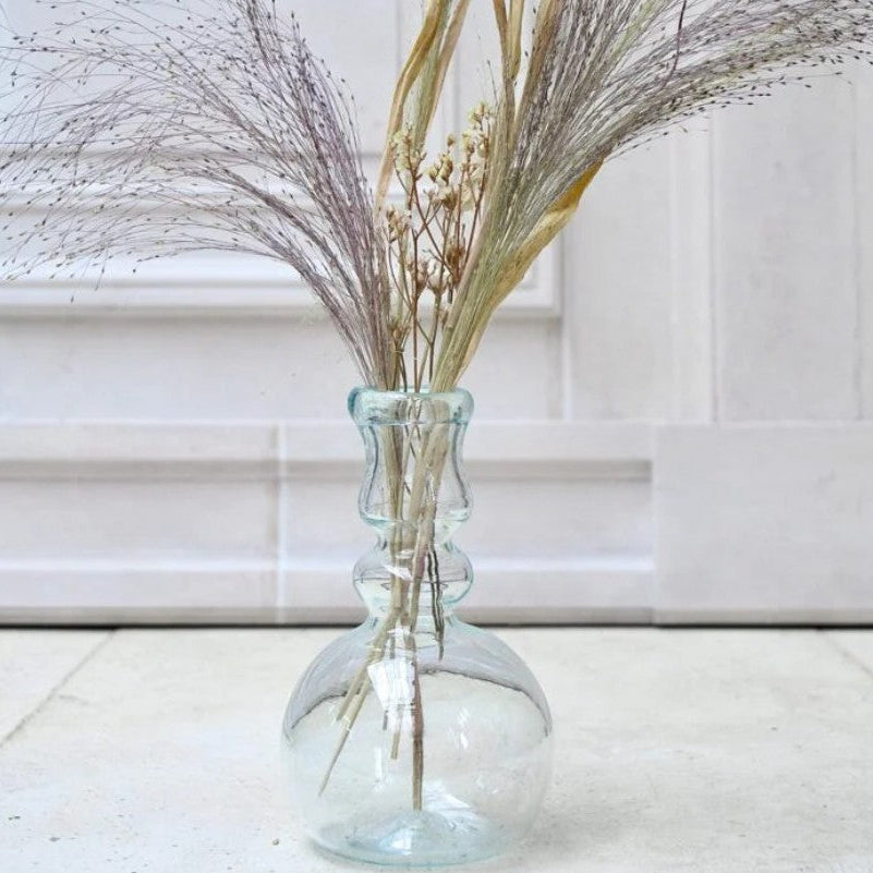 clear glass bud vase