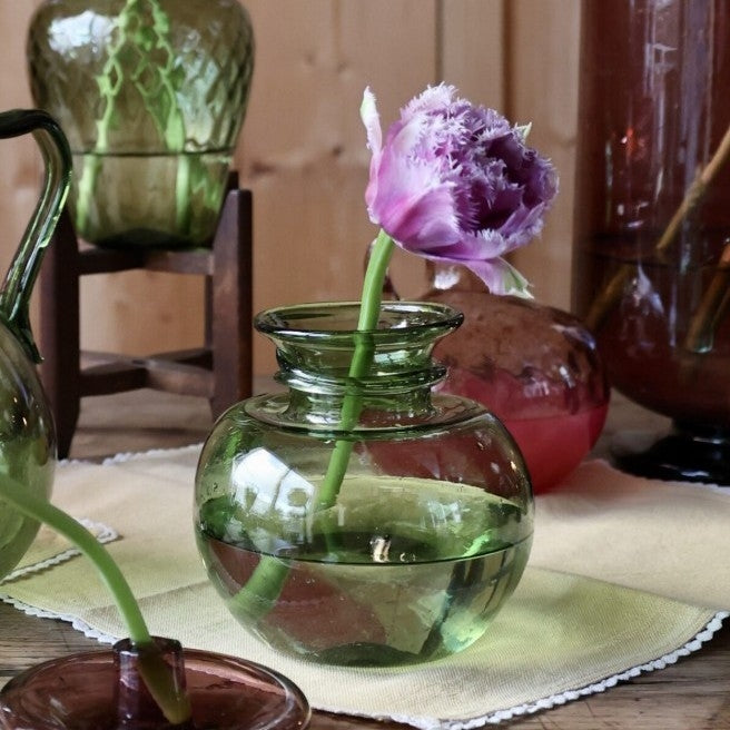 Vase Crock - Smokey Green