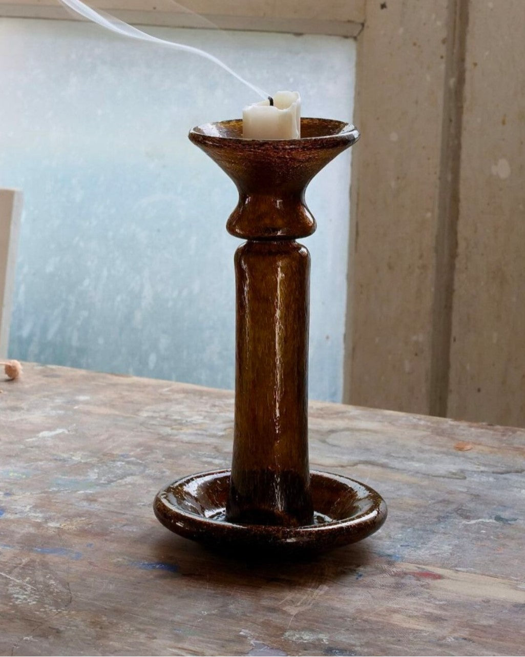 Porta Candele - Brown