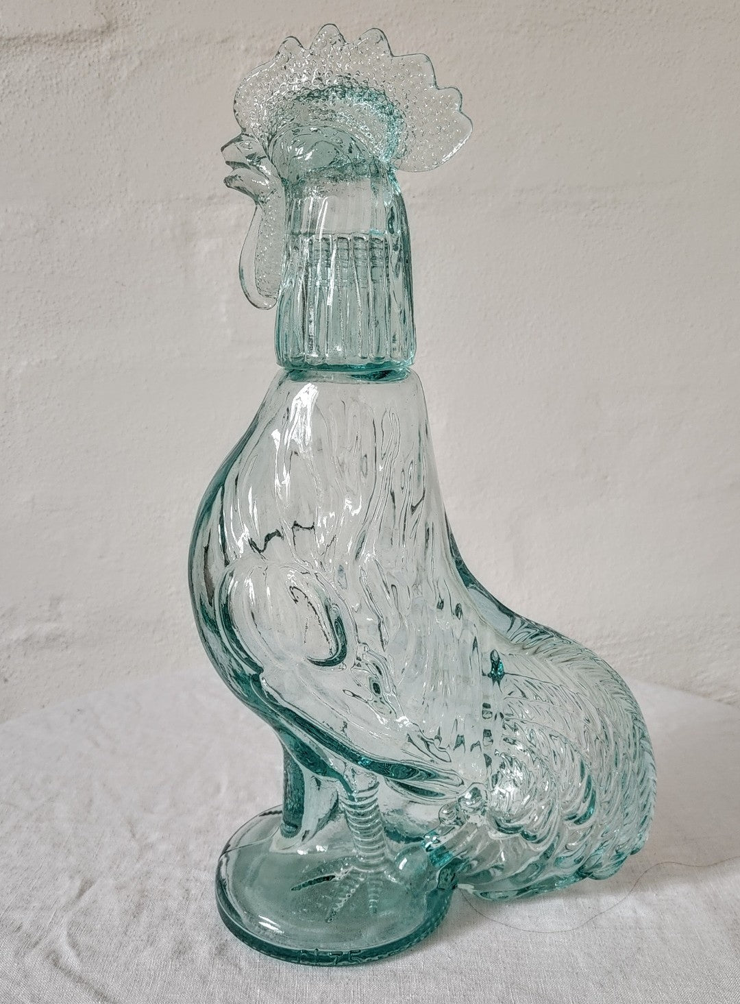 Vintage Italian 1930’s Glass Rooster Decanter