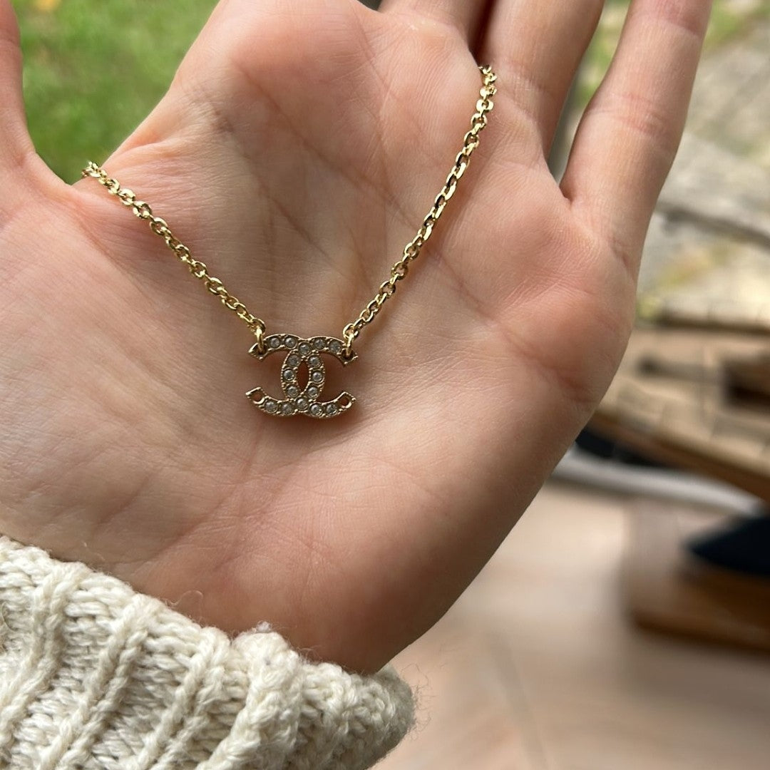 Diamante CC Fine Chain Necklace