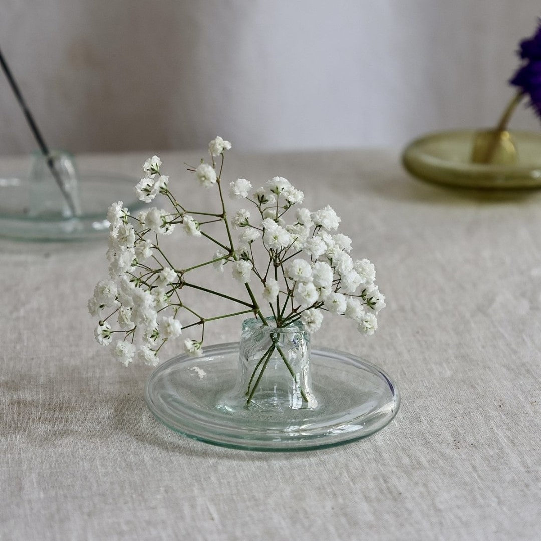 Glass Incense Holder - Clear