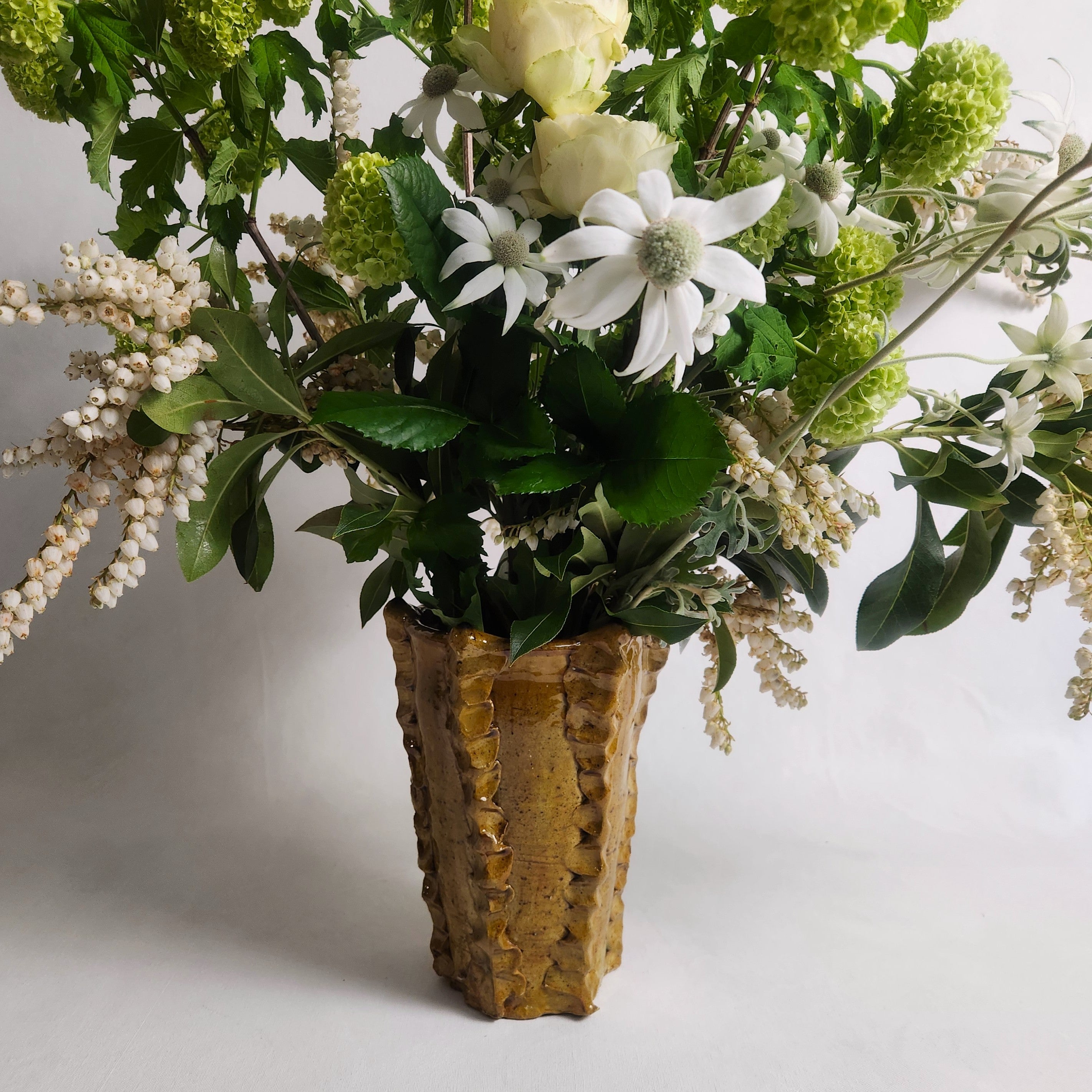 Tamegroute Cactus Vase - Jaune