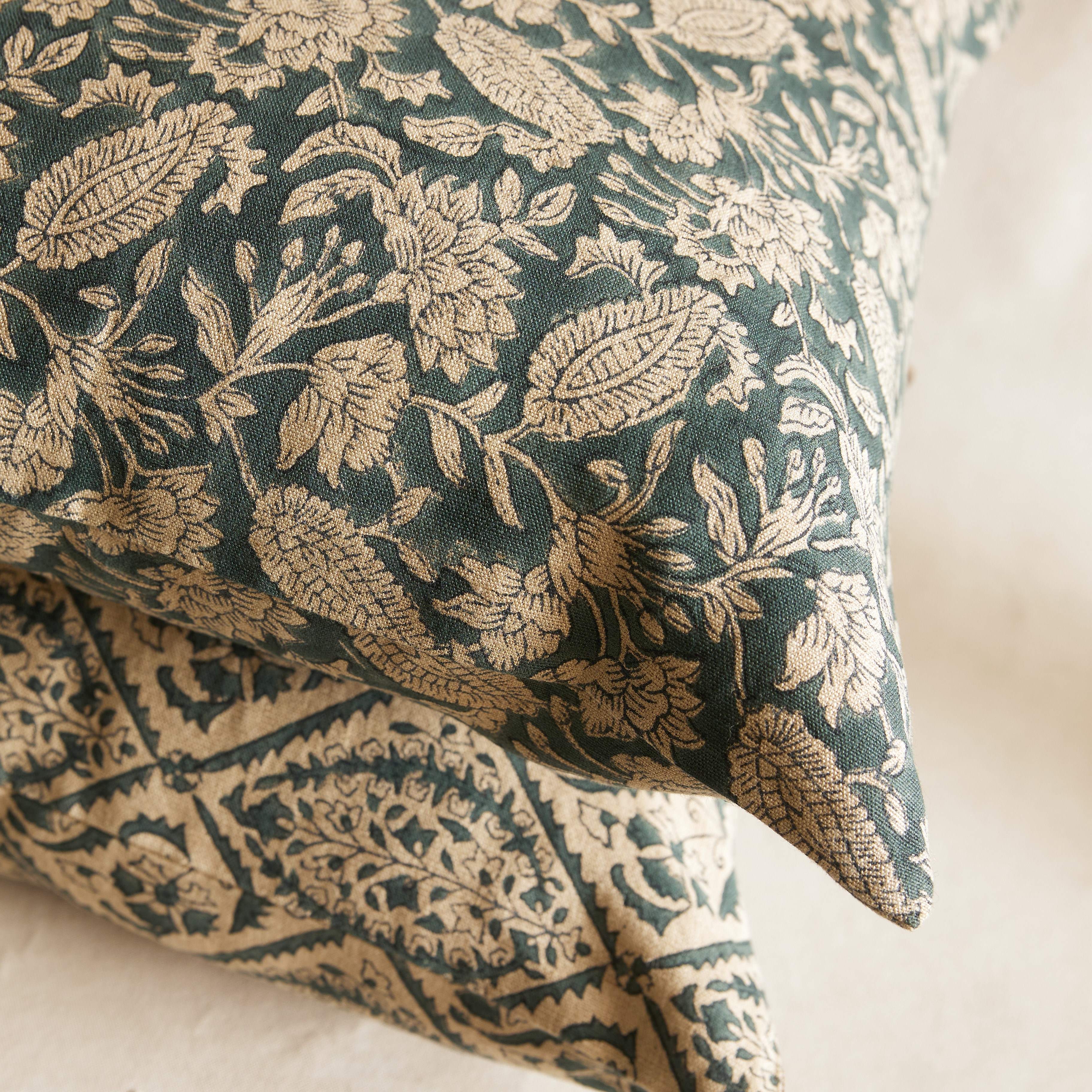 Jodhpur Denim Blue Linen Cushion