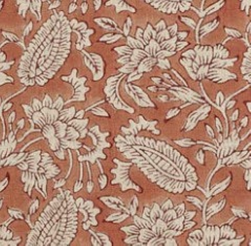 Jodphur Terracotta Linen Cushion