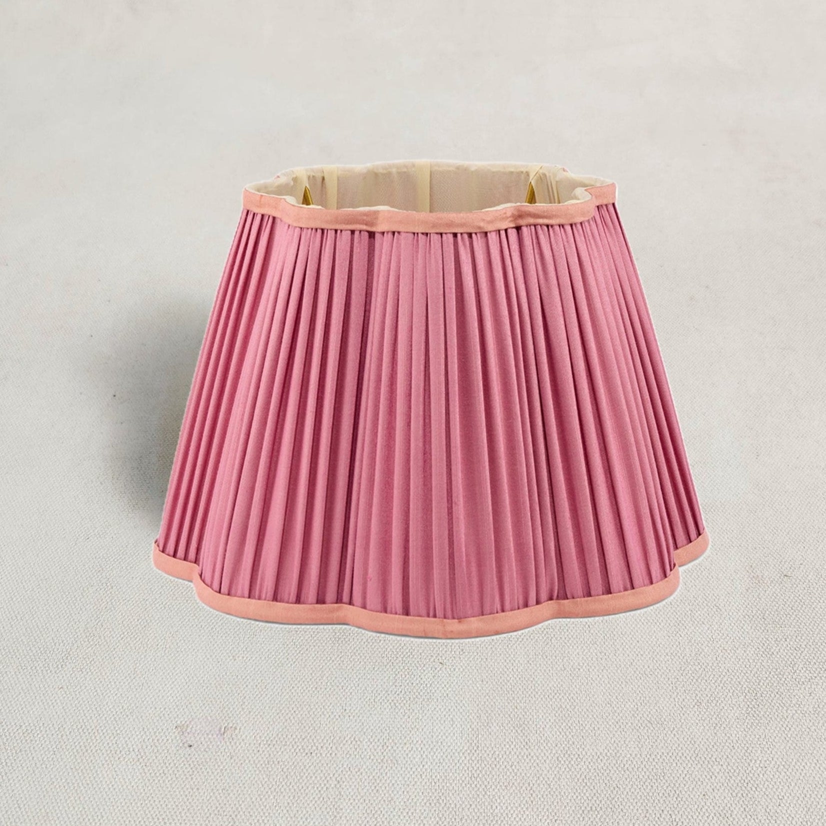 Medium Diya Silk Lampshade - Fushia