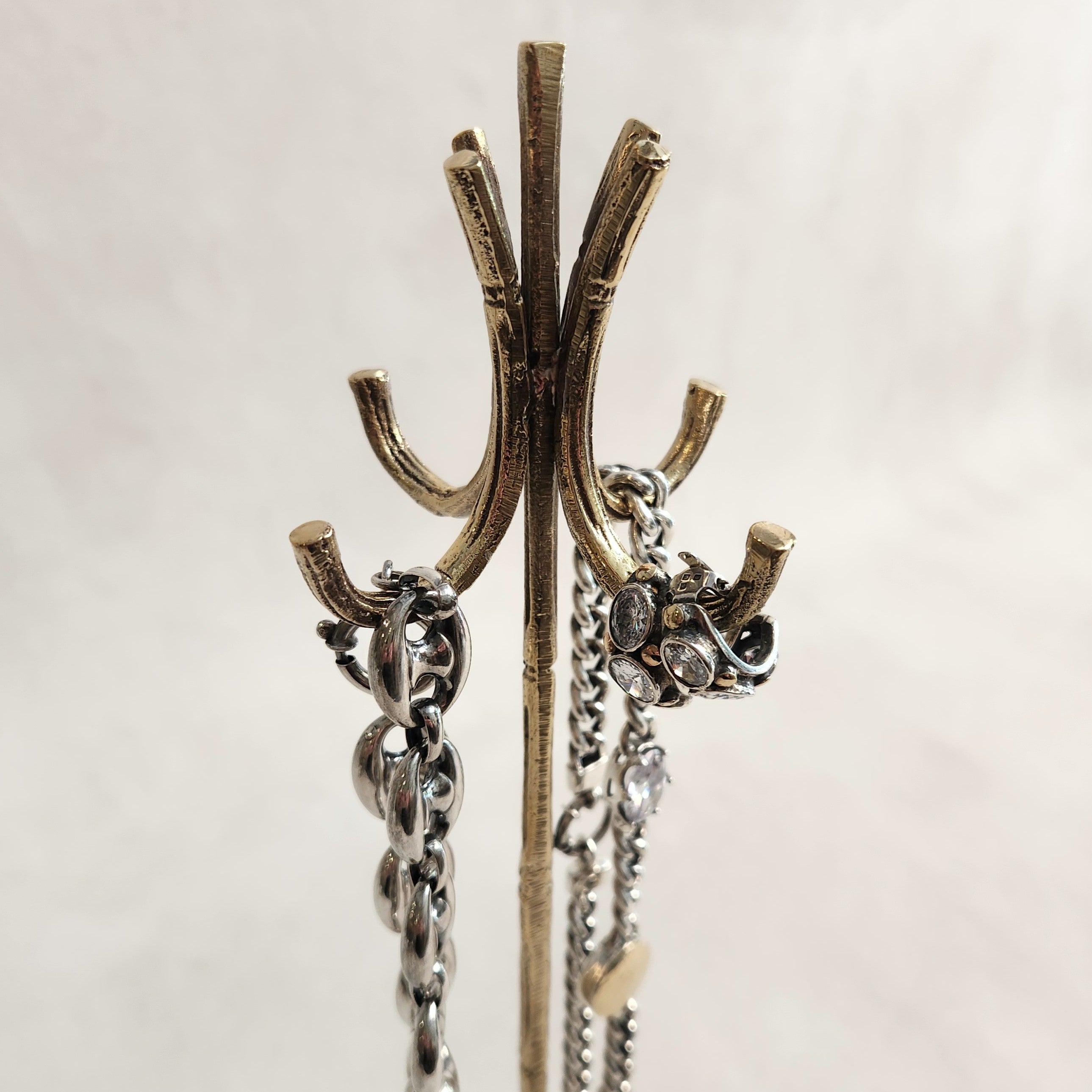 Julia Brass Jewellery Stand