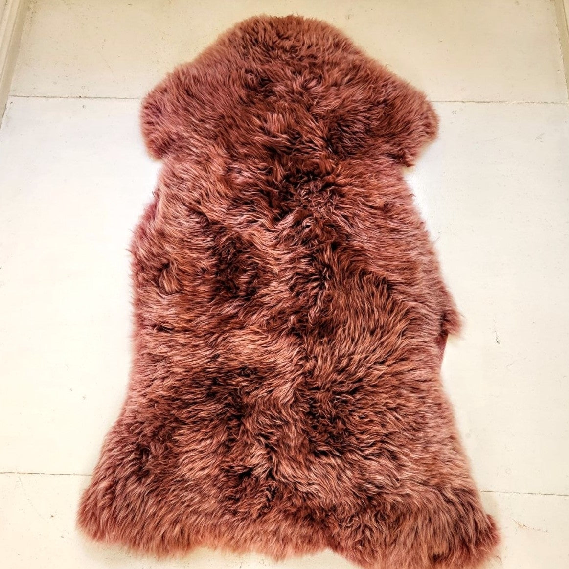 Wild Rose Frost Merino Sheepskin