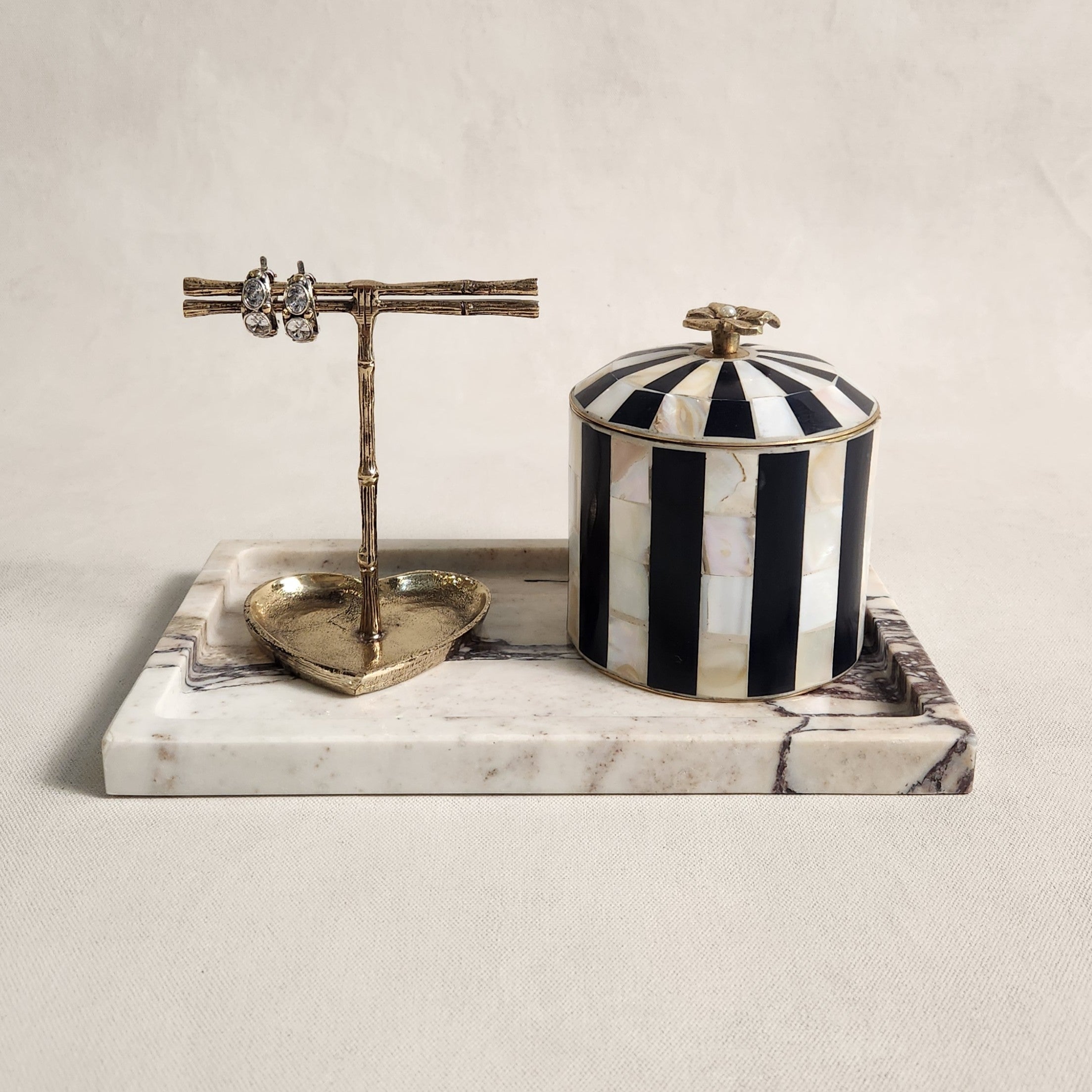 Lunar Vanity Tray - Calacatta Viola Marble
