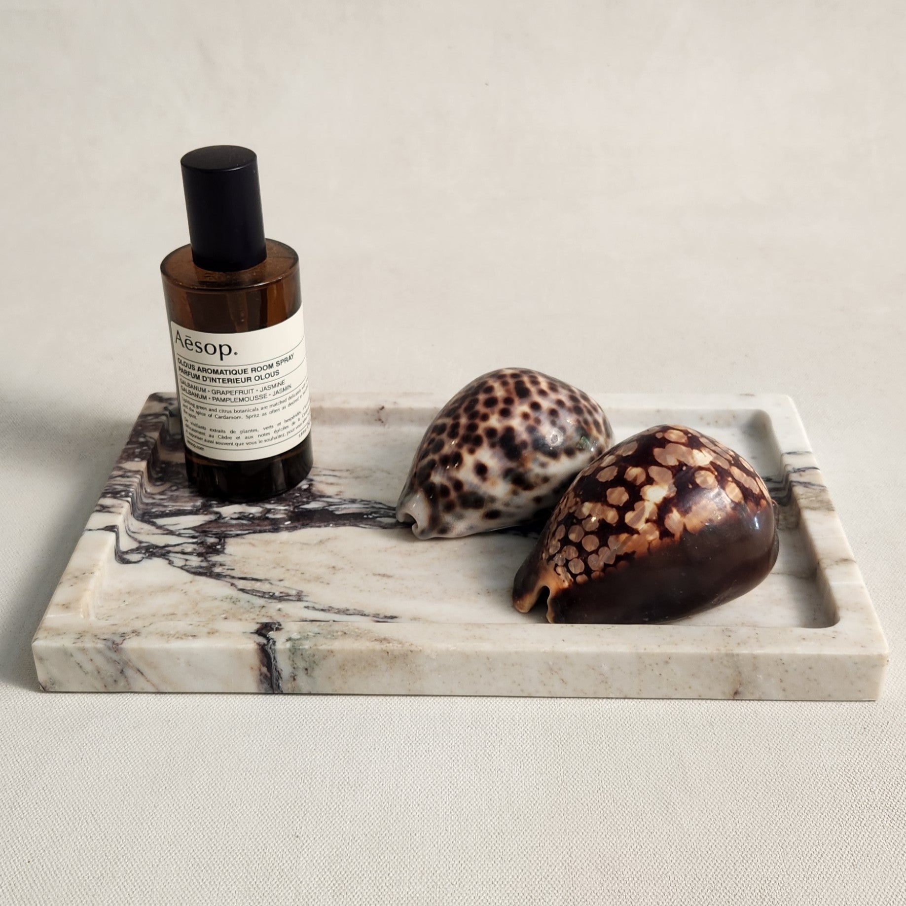 Lunar Vanity Tray - Calacatta Viola Marble