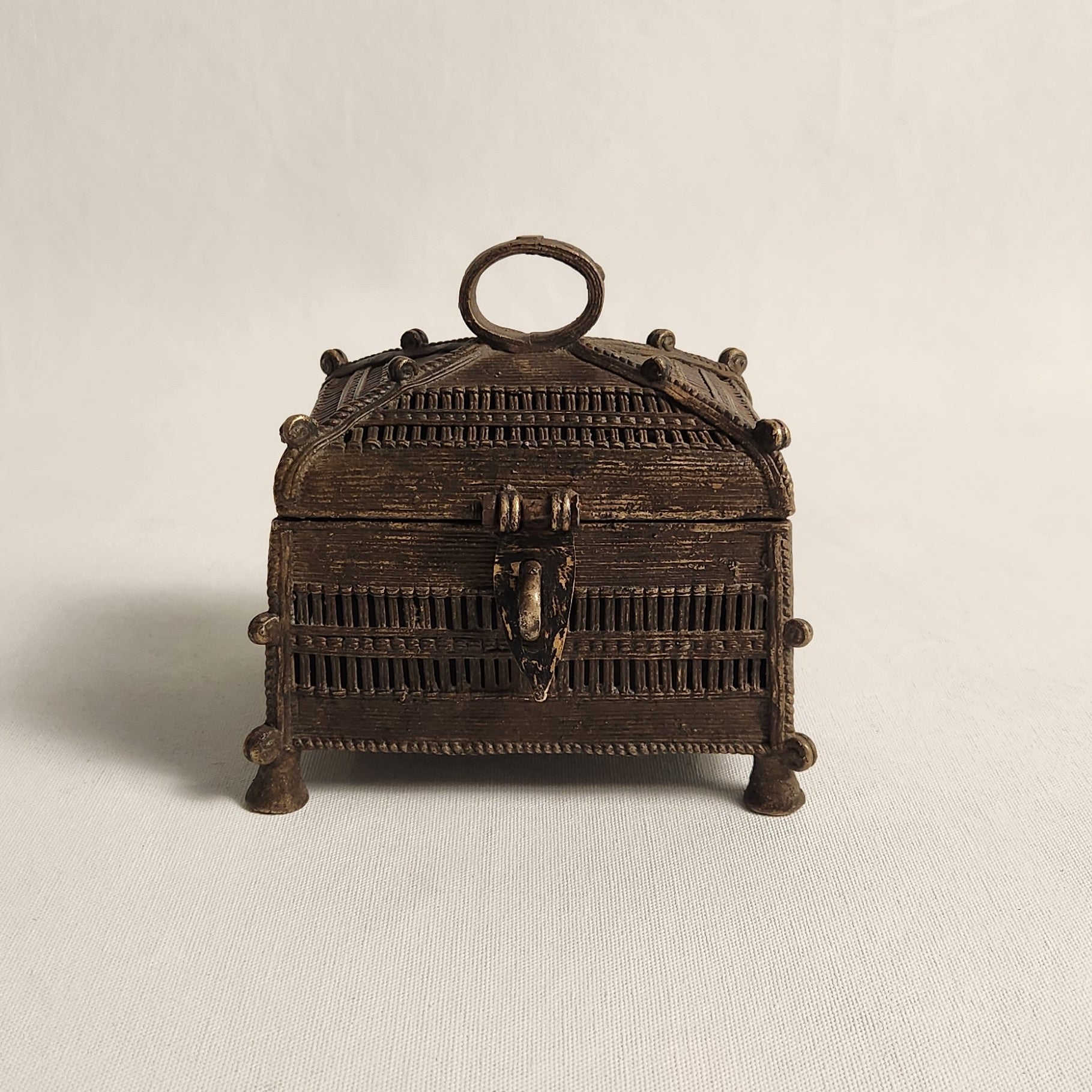 Indian Bronzed Jali Box