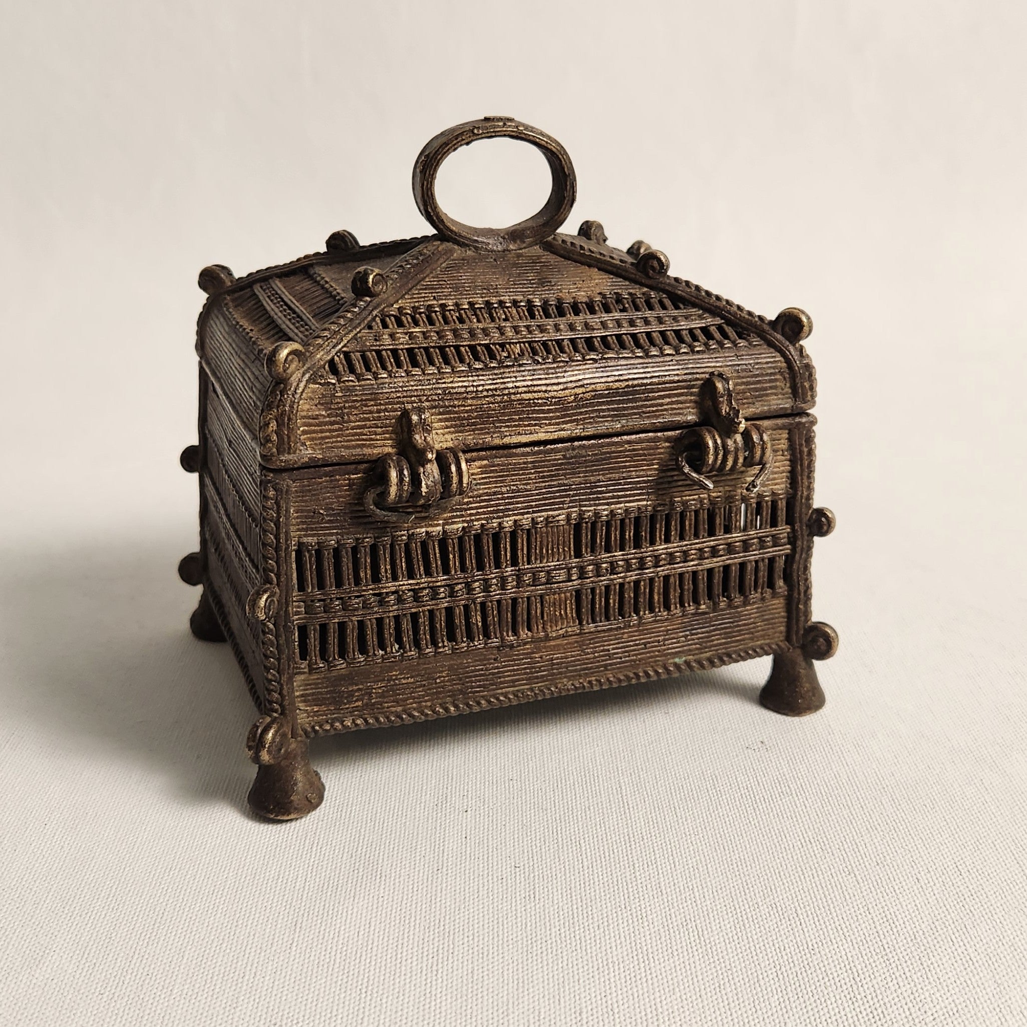Indian Bronzed Jali Box
