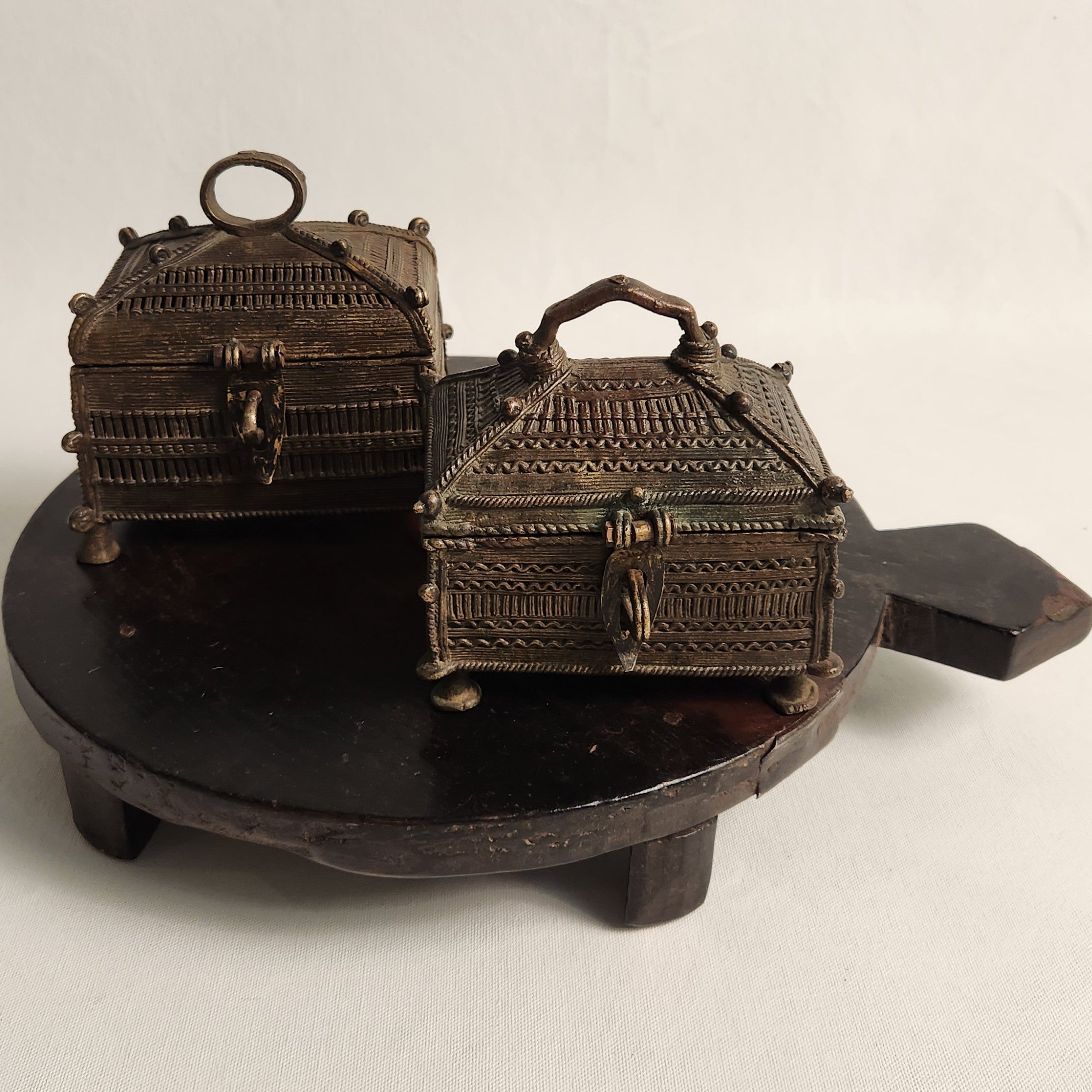 Indian Bronzed Jali Box