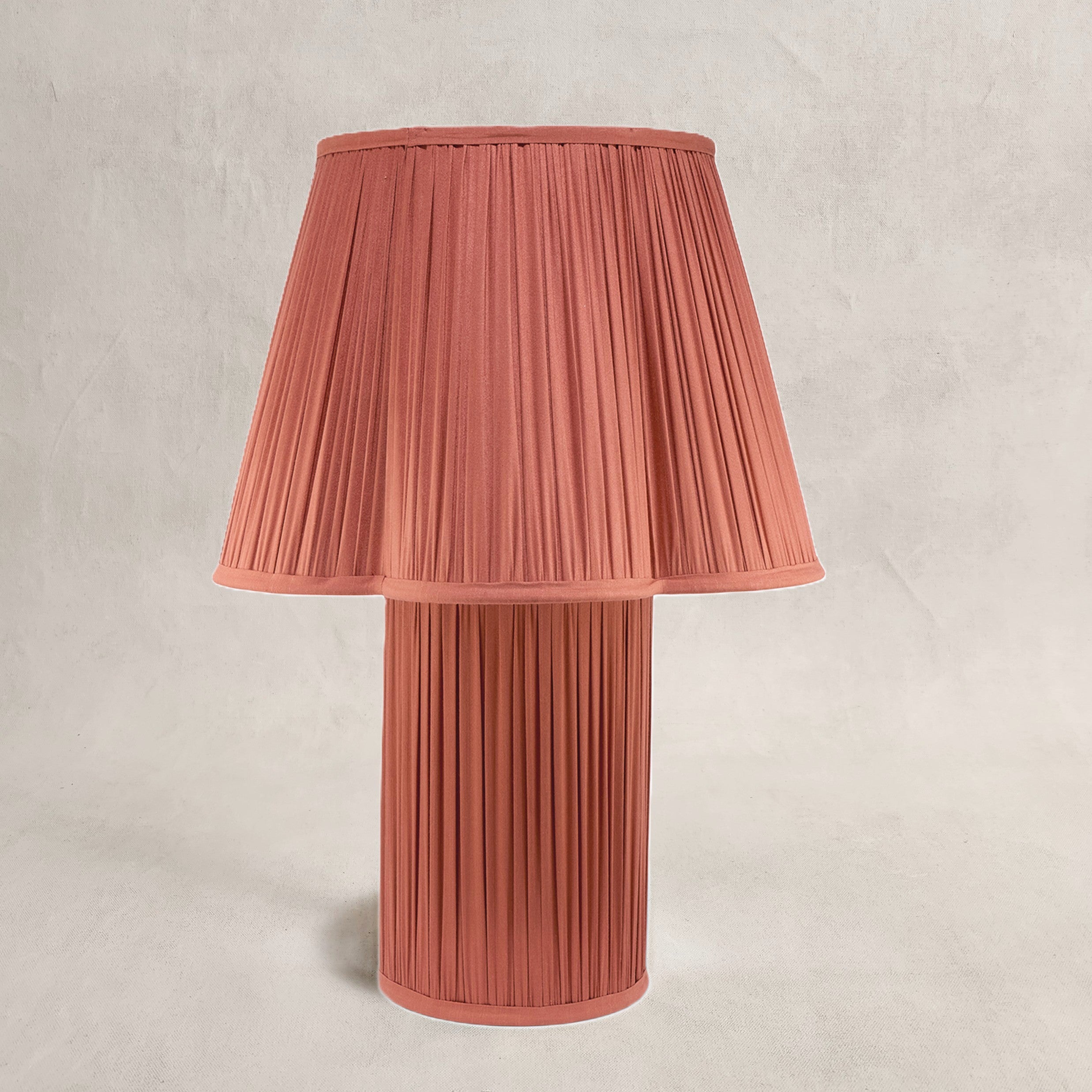 Myra Large Silk Lamp - Bronze