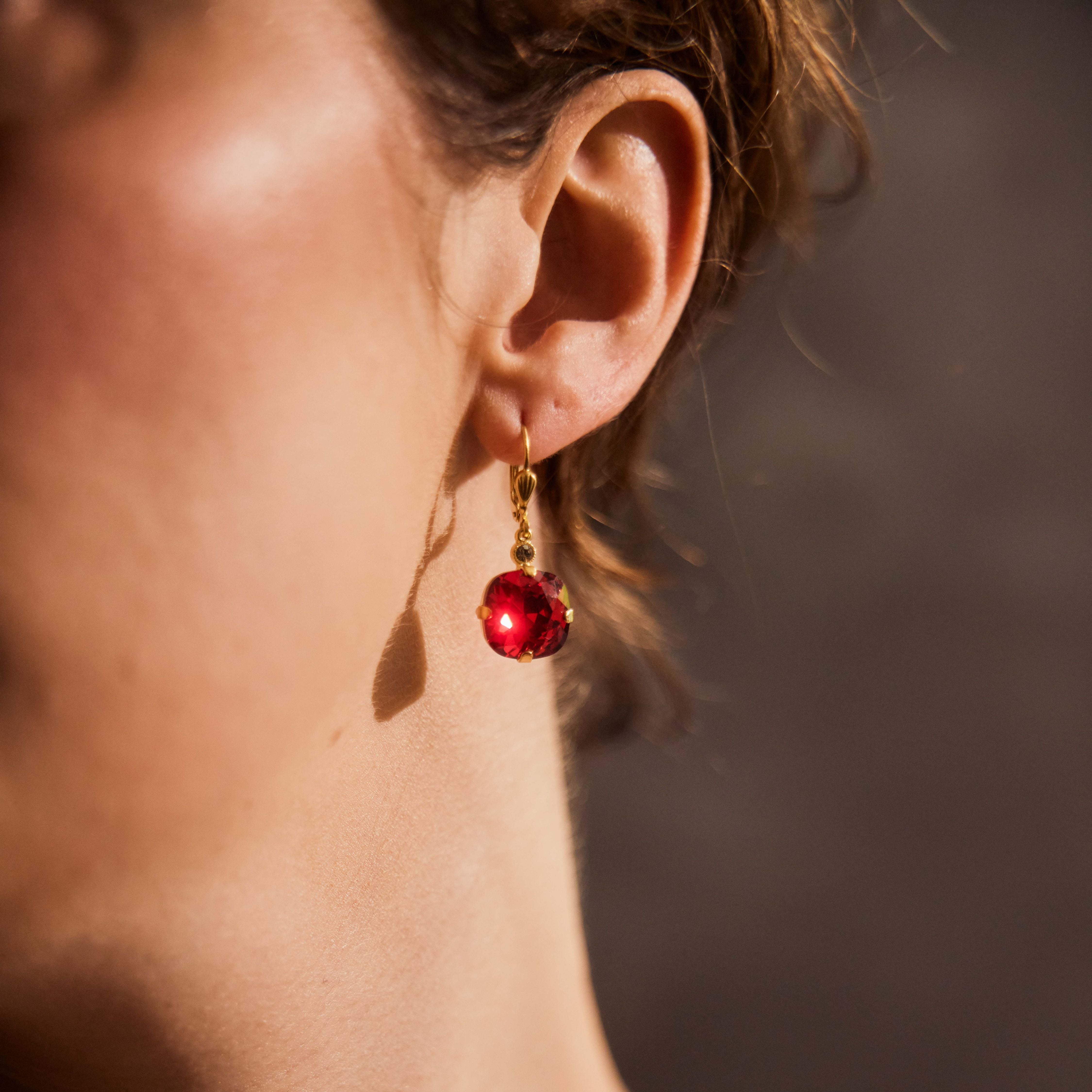 Florence- Scarlett Crystal Earrings