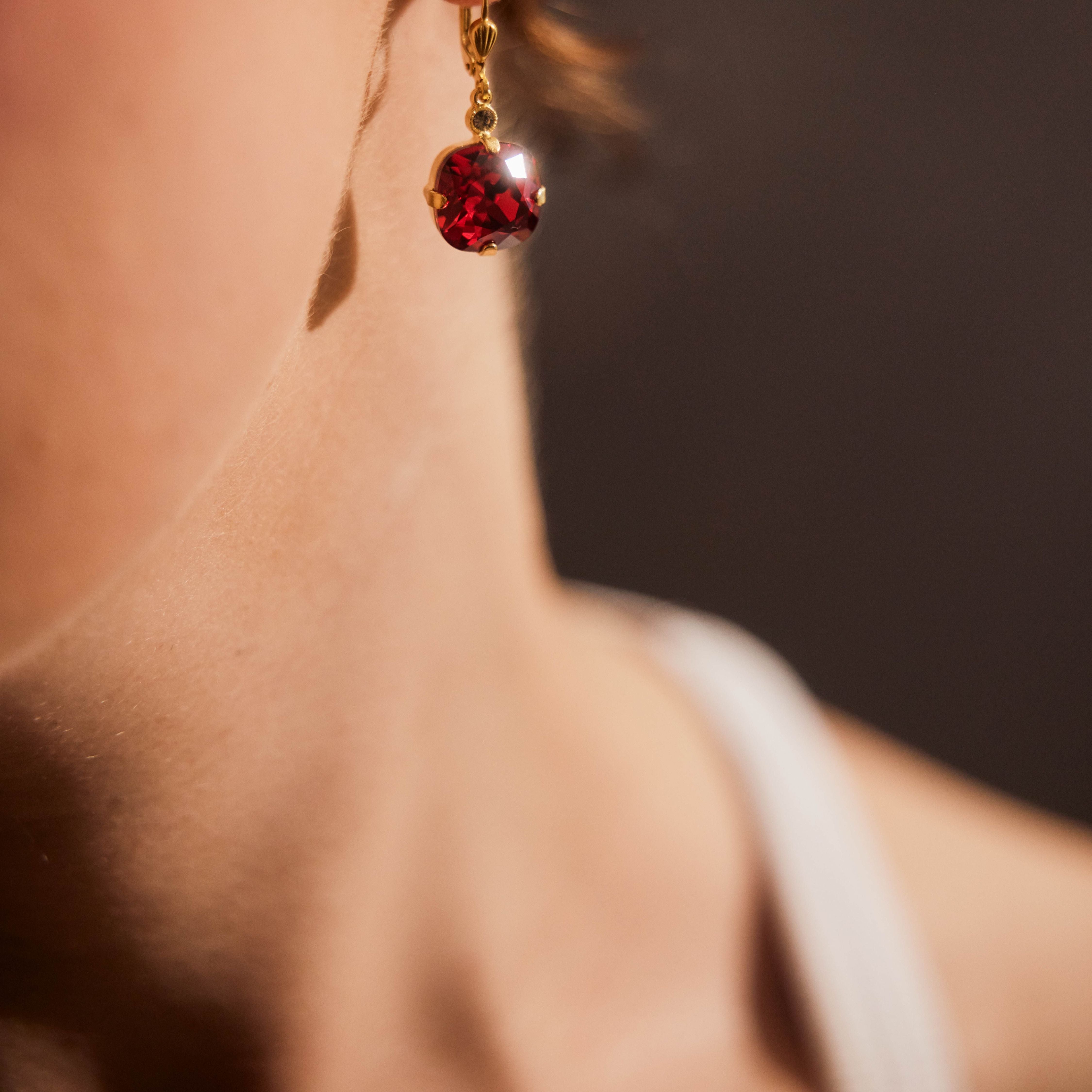 Florence- Scarlett Crystal Earrings