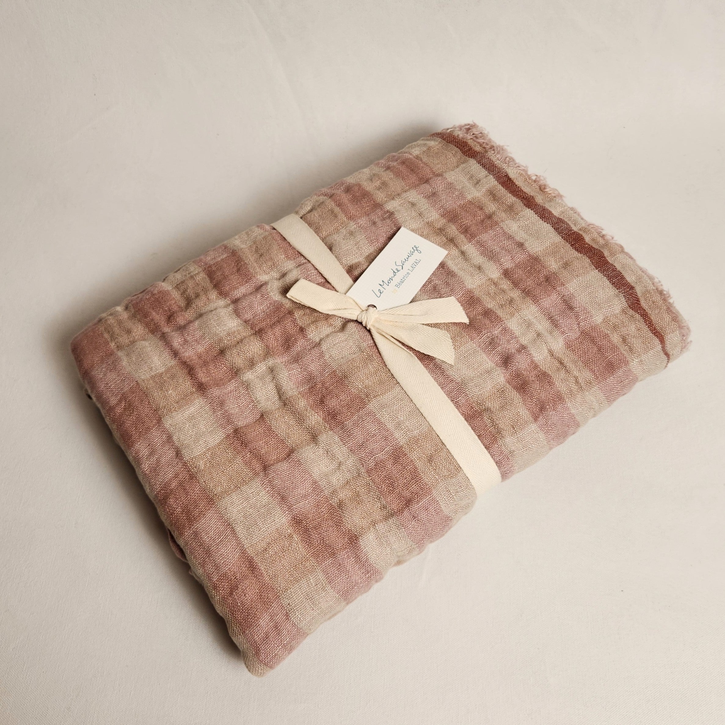 Clyde Linen Throw - Jaipur Check