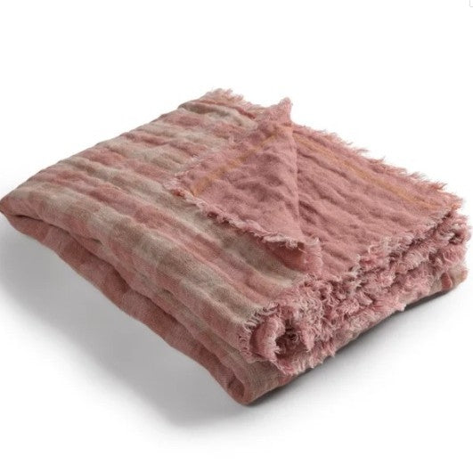 Clyde Linen Throw - Jaipur Check