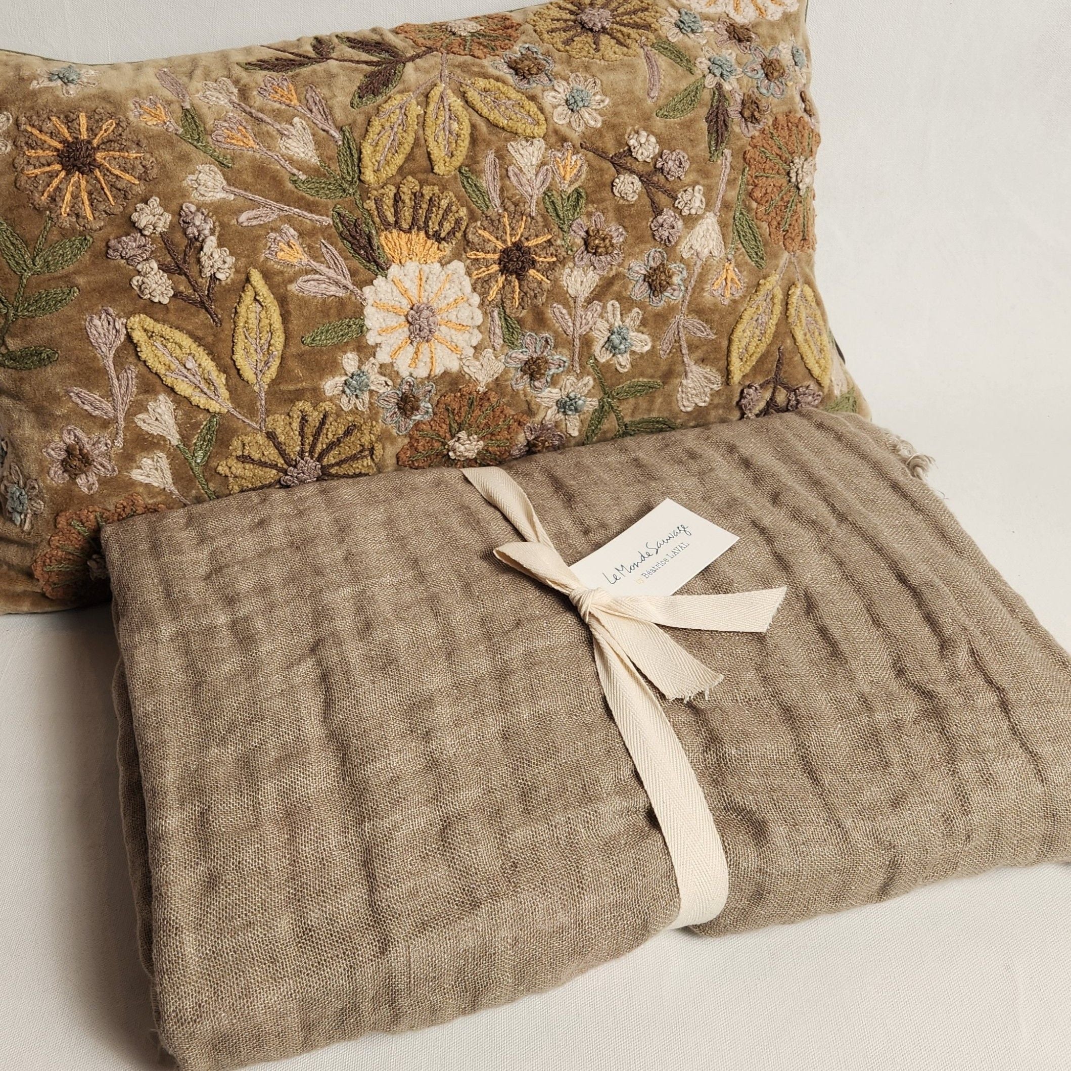 Linen Throw - Naples