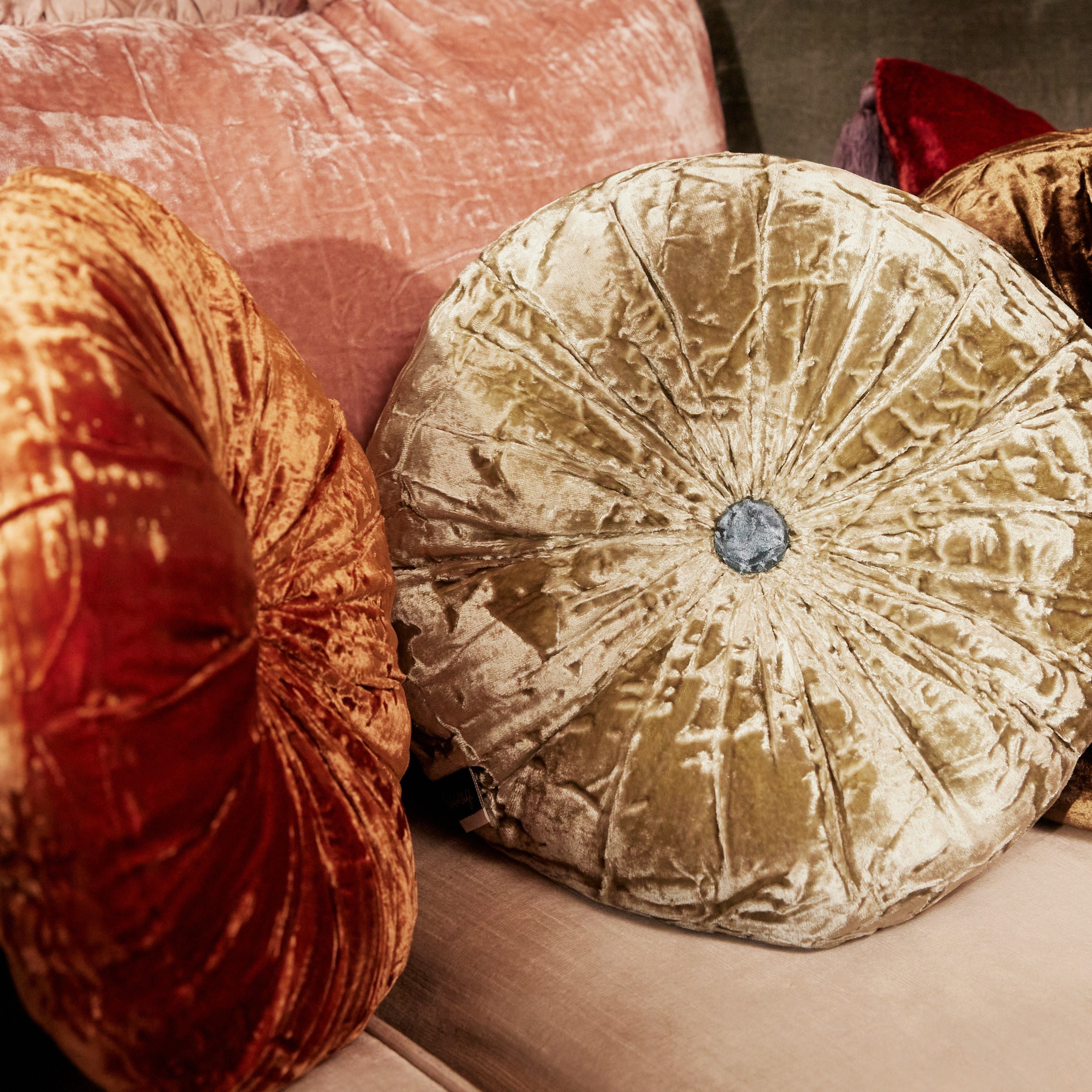 Sweet Circle Cushion - Absinthe Green