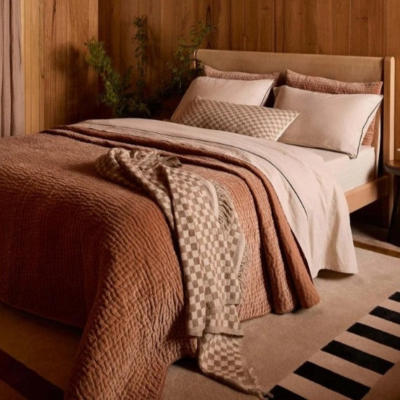 Wool and Silk Throw - Matteo Chalk