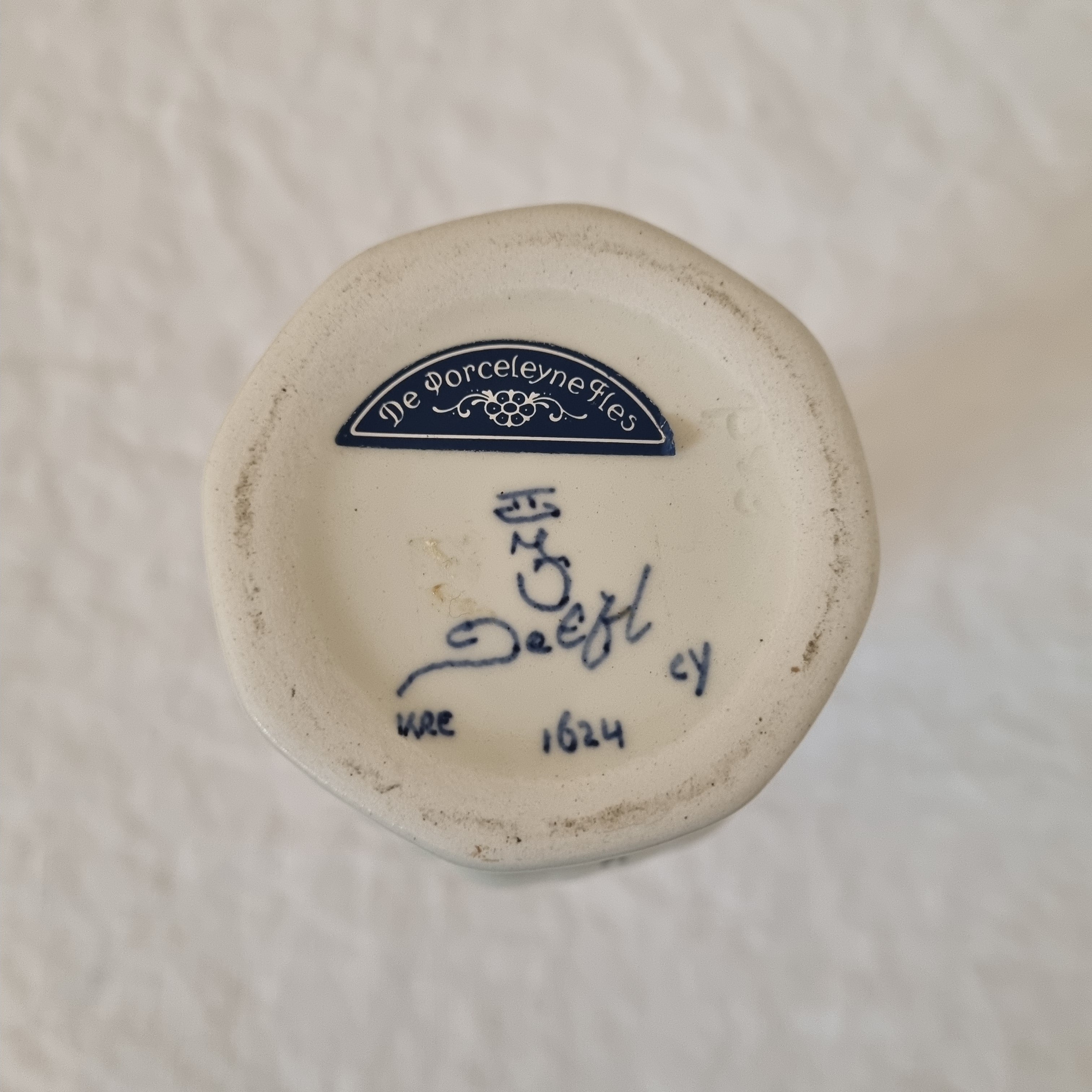 Small Delft Polychrome Vase