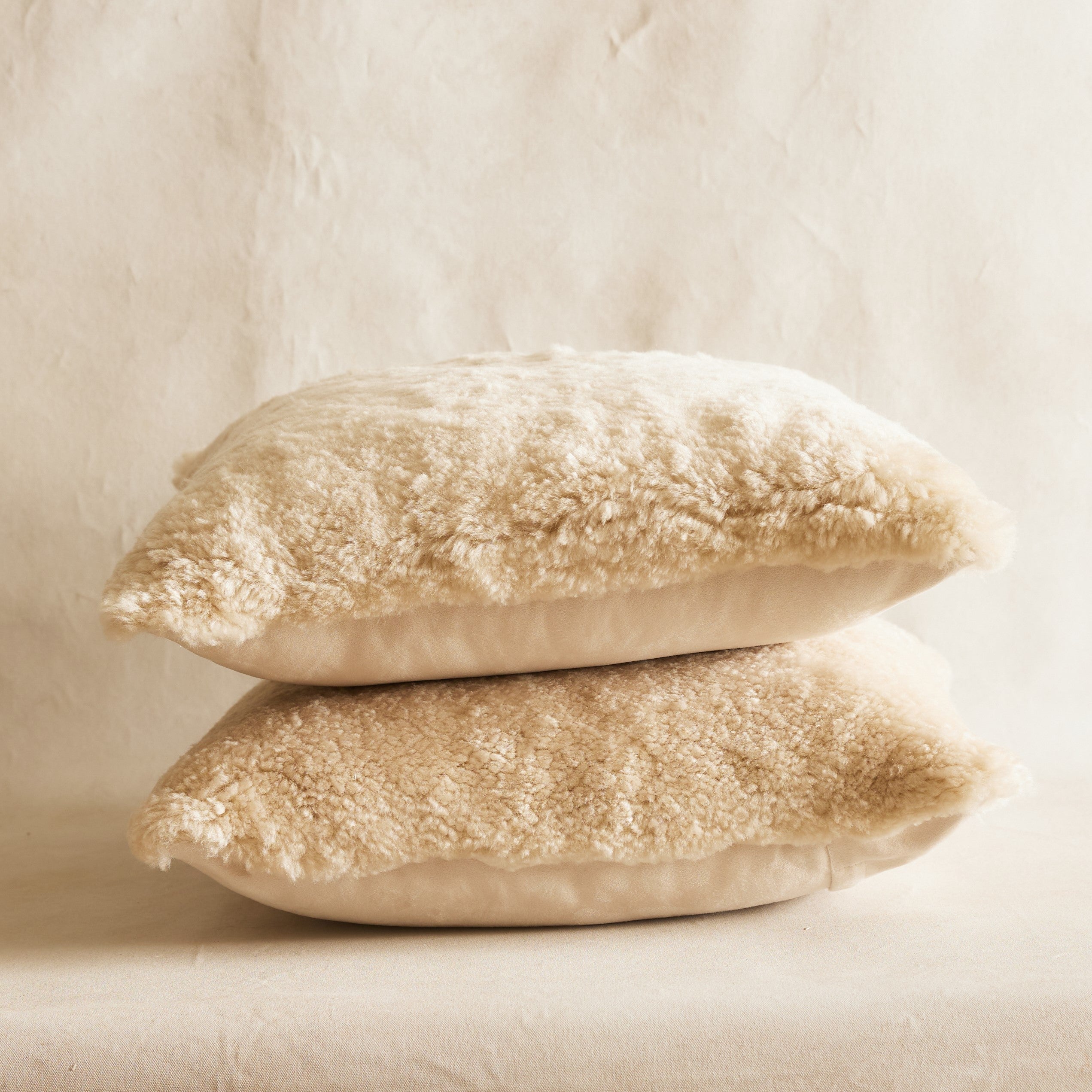 Australian Shearling Cushion - Fawn