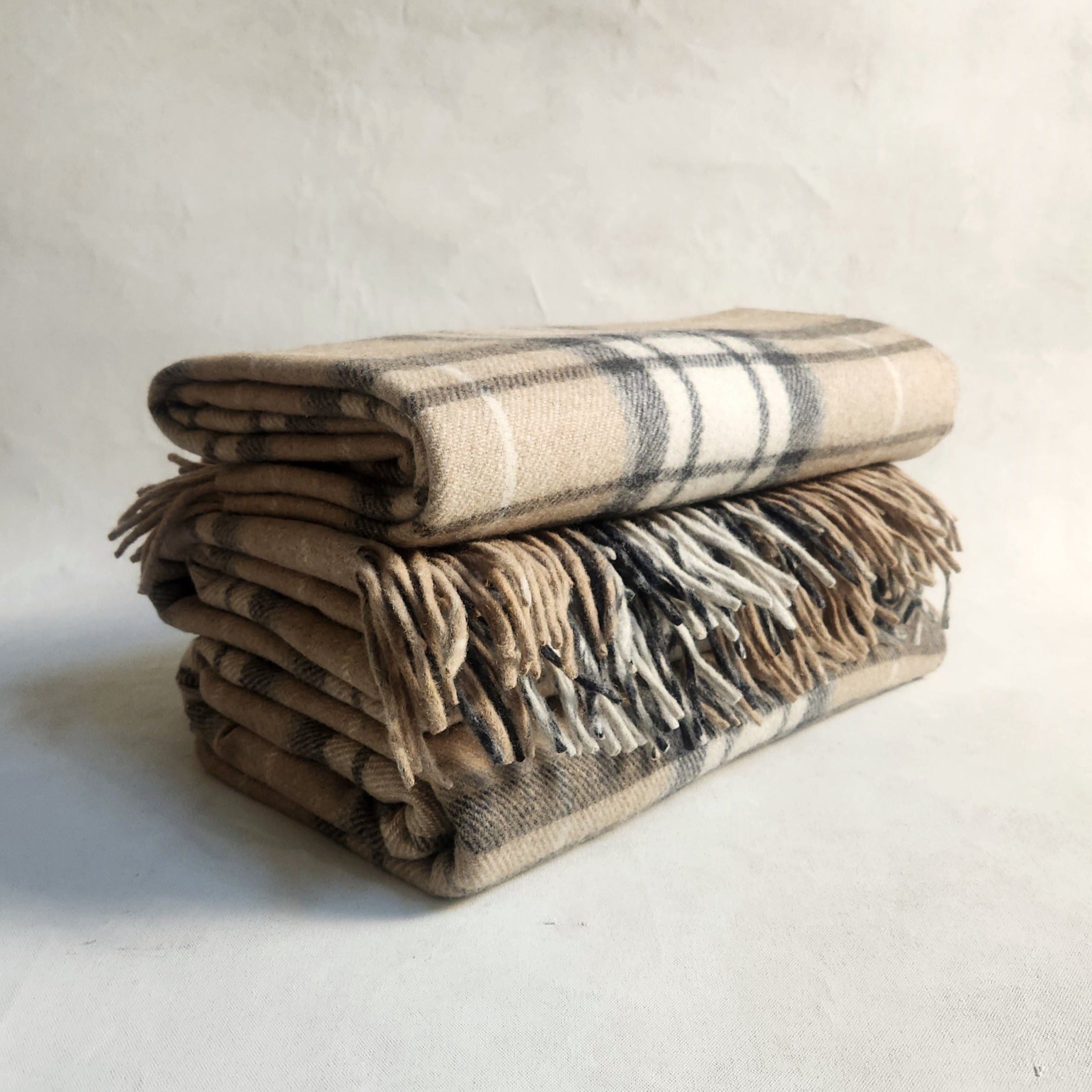 Wool Tartan Blanket - Cabin