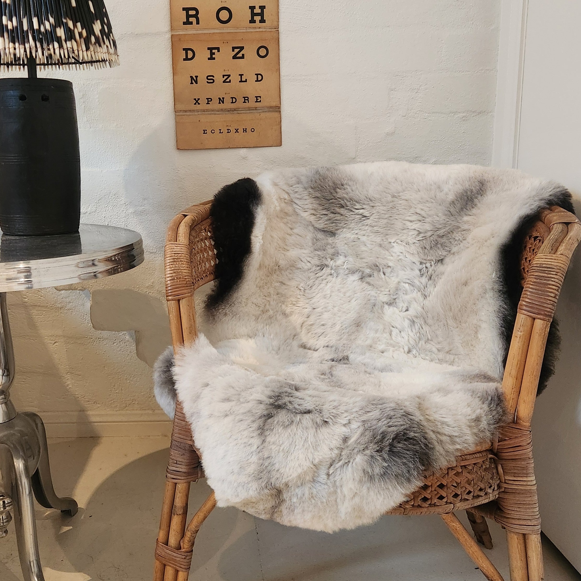 Shorn Icelandic Sheepskin - Dark Edges