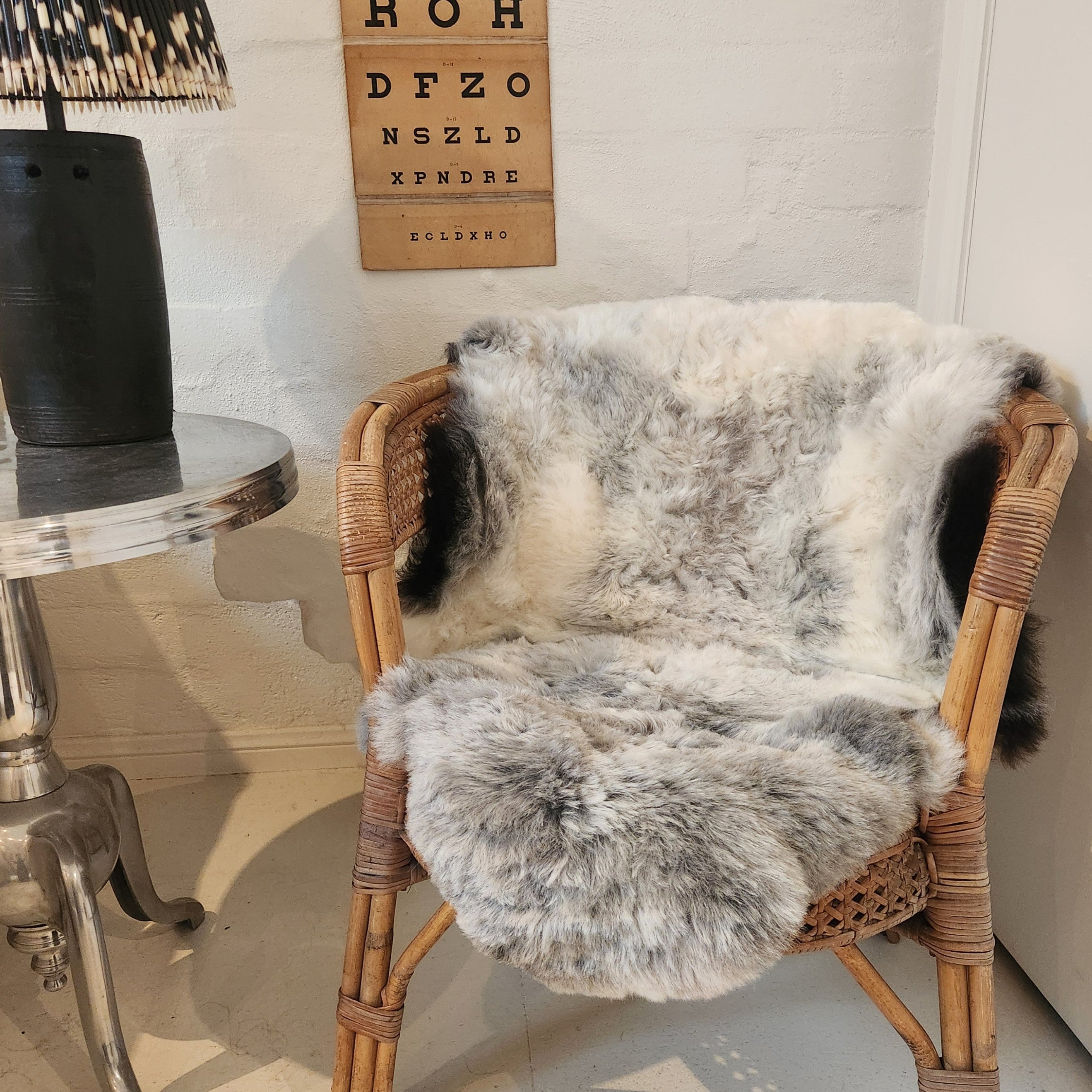 Shorn Icelandic Sheepskin - Dark Edges