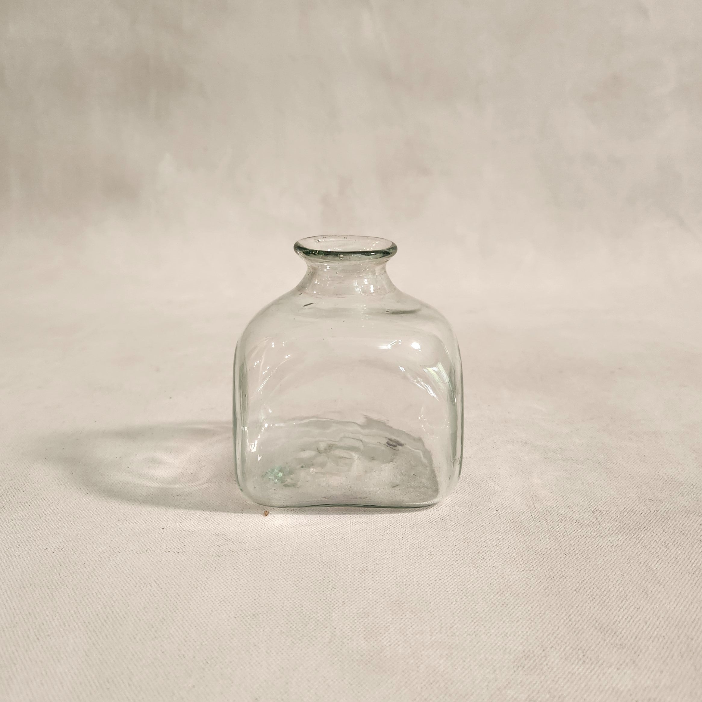 Bagno Carré Glass Vase (no handle) - Clear