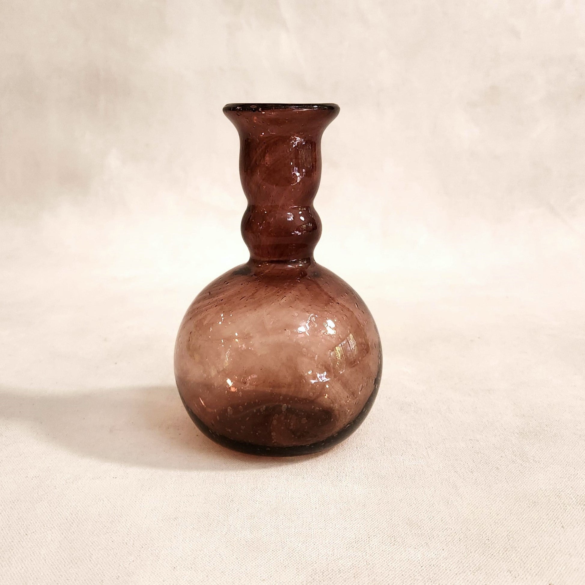 Laveno Montobello Glass Vase - Framboise